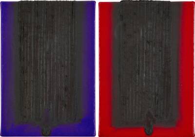 i. 描法 No. 910212 ii. 描法 No. 910213（兩幅作品）