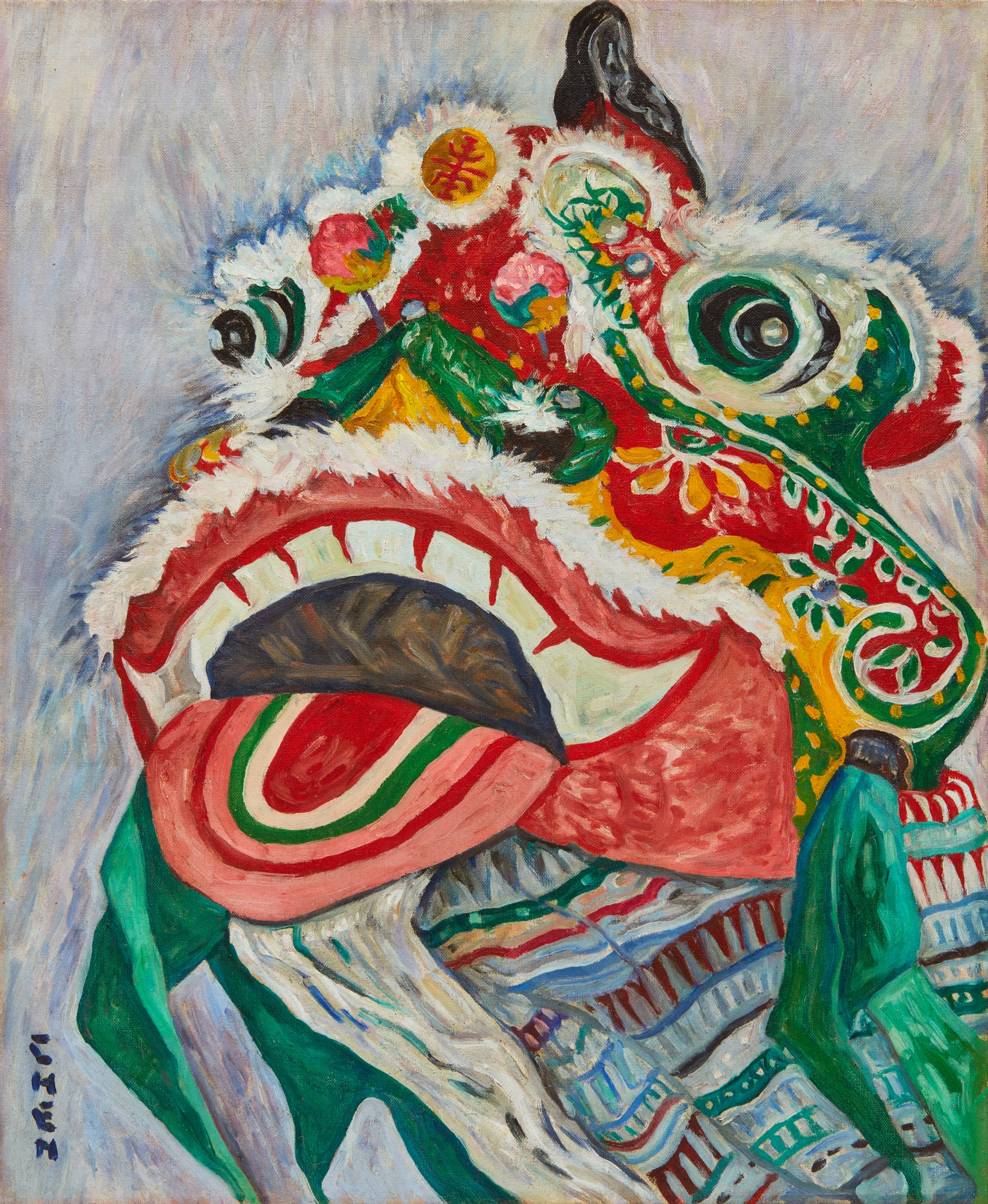 Georgette Chen — Lion dance mask 舞獅
