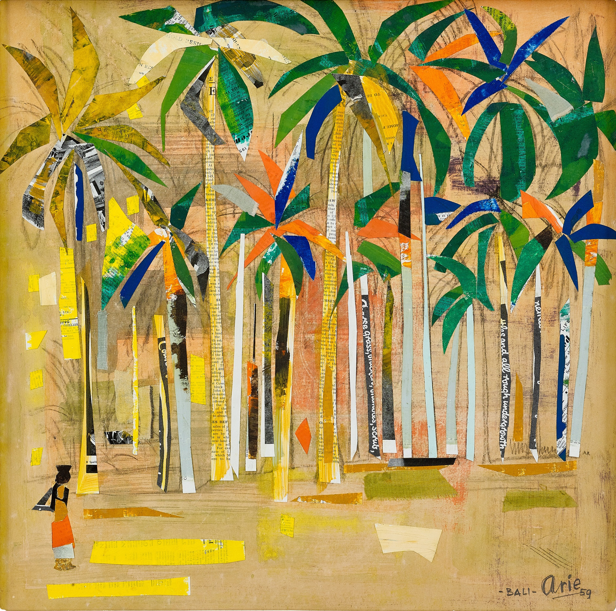 Arie Smit — Palm trees 棕櫚樹