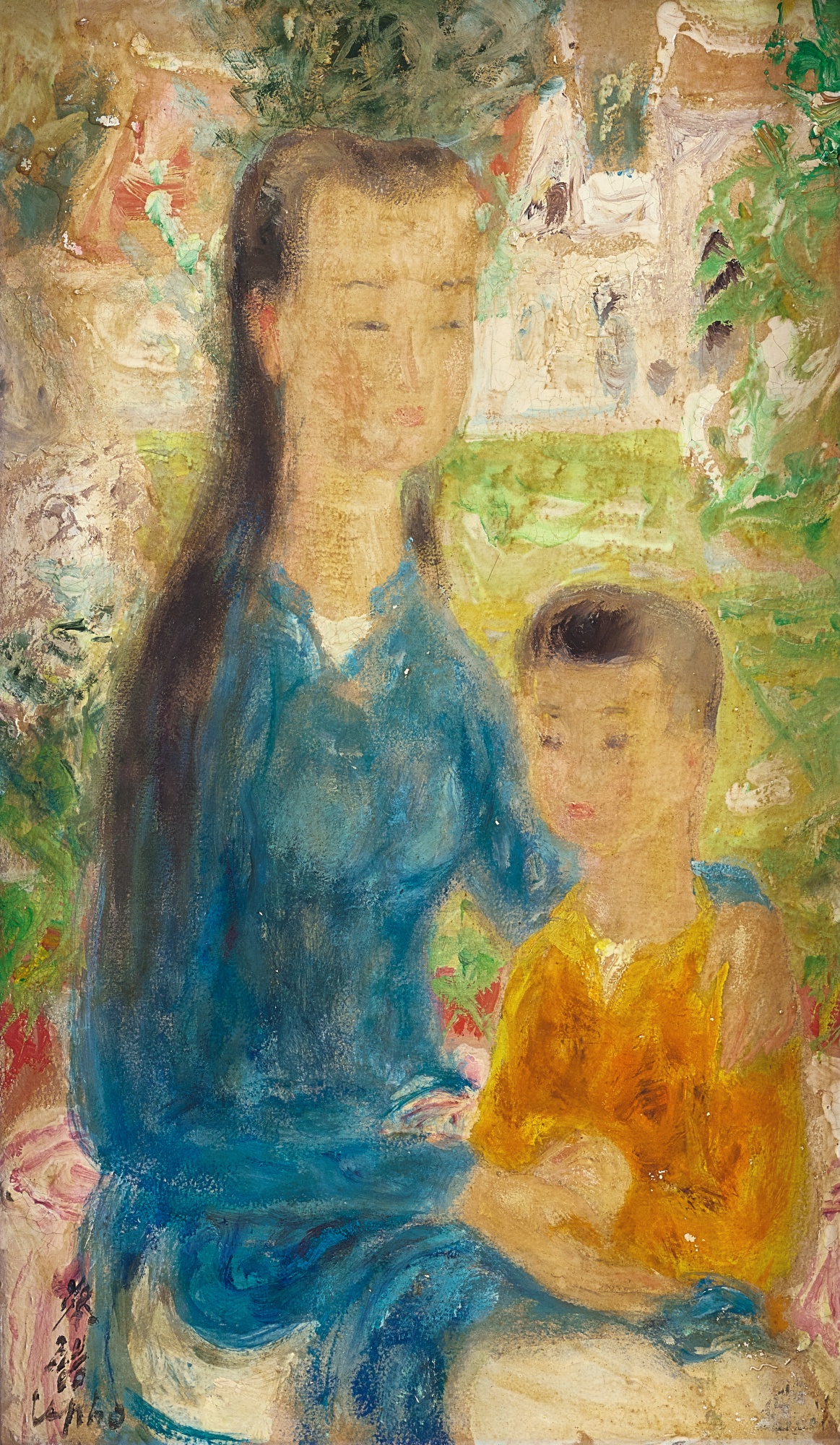 Lê Phổ — Mère et son enfant 母與子