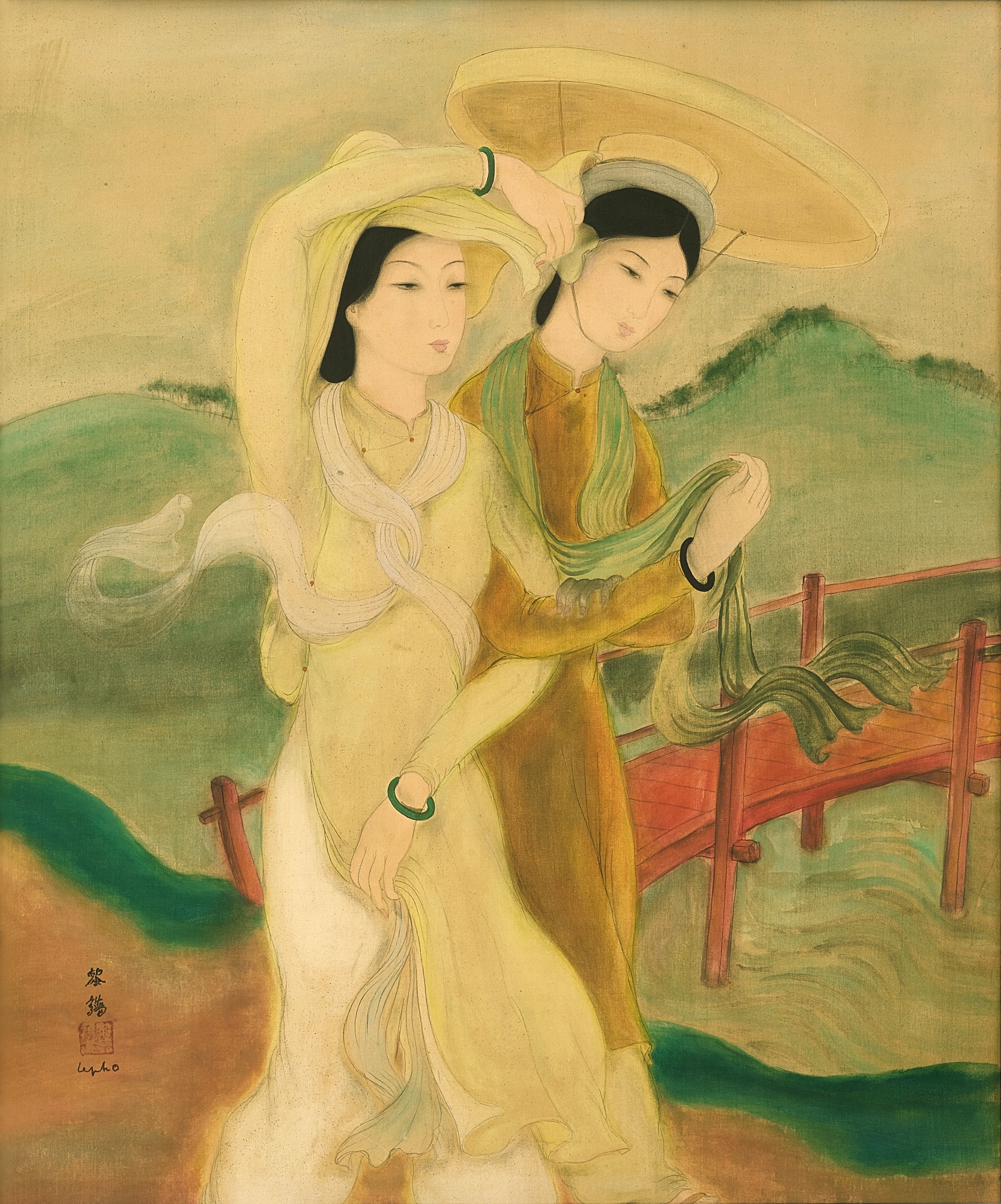Lê Phổ — Two ladies 兩位仕女
