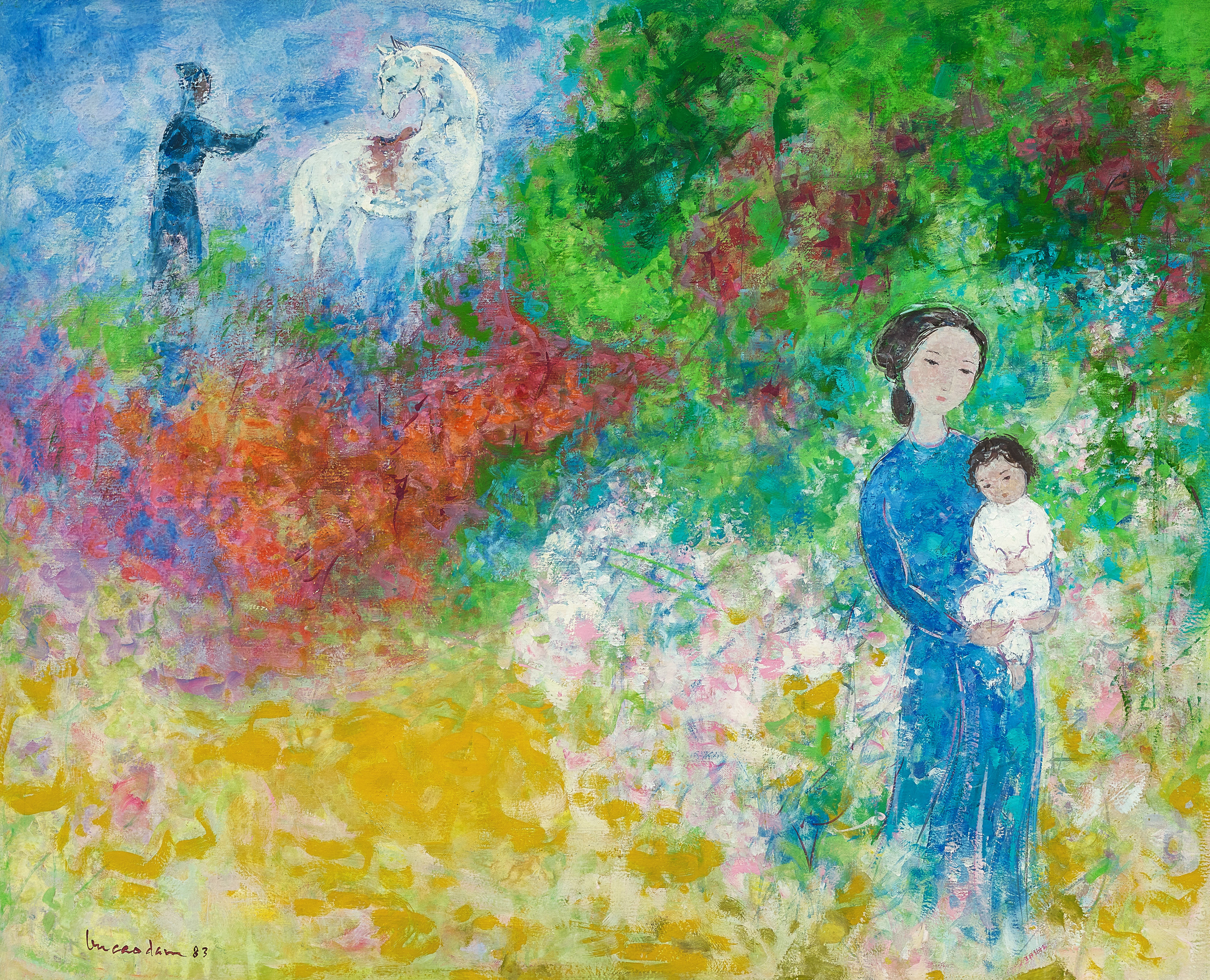 Dans le' jardin 在花園中