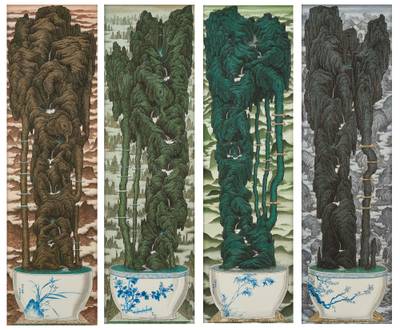 Four-transforming Stone, Rock, Boulder, Monolith 四化 石・岩・磊・磐