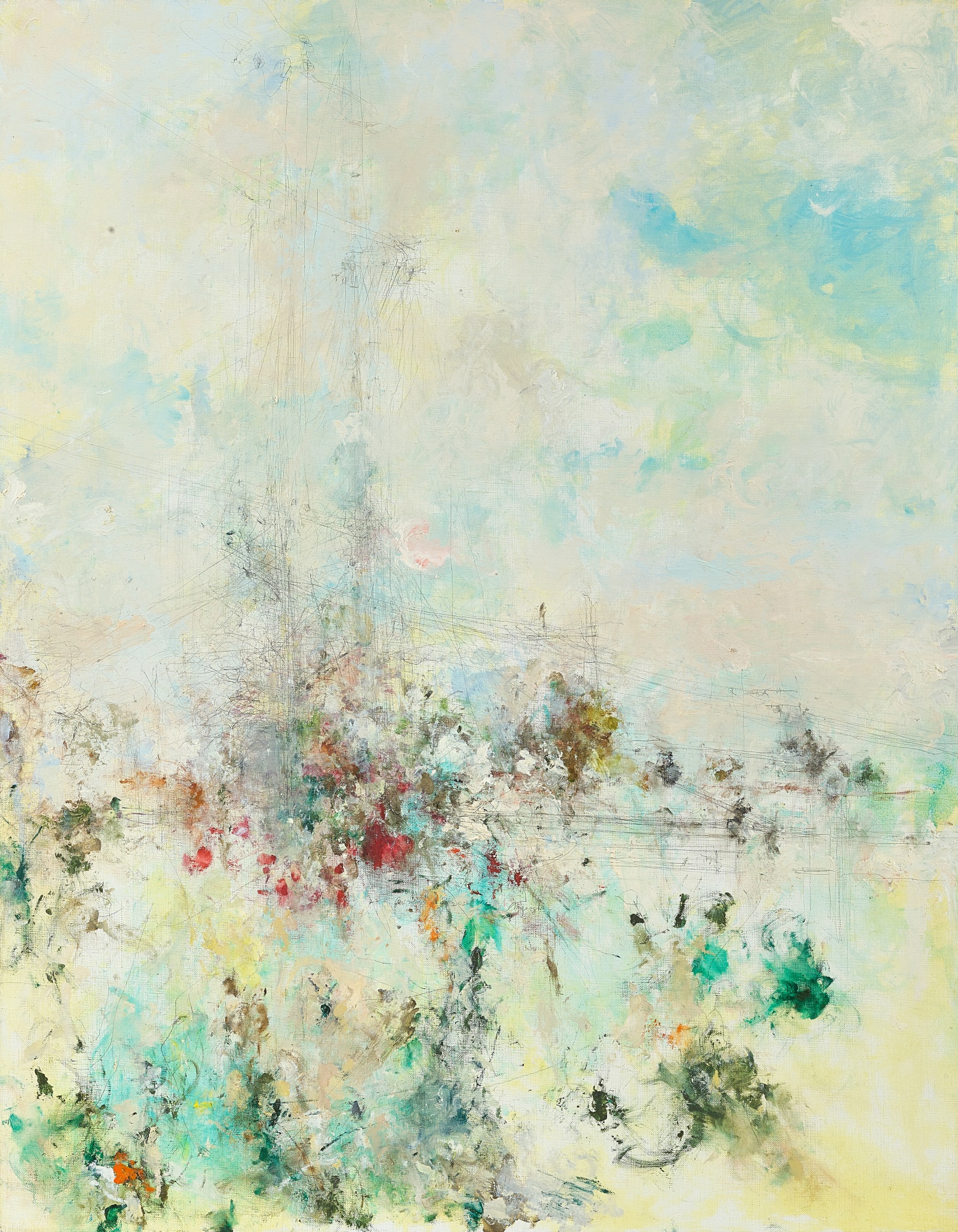 Myonghi Kang — La Pente aux camelia 山茶花節