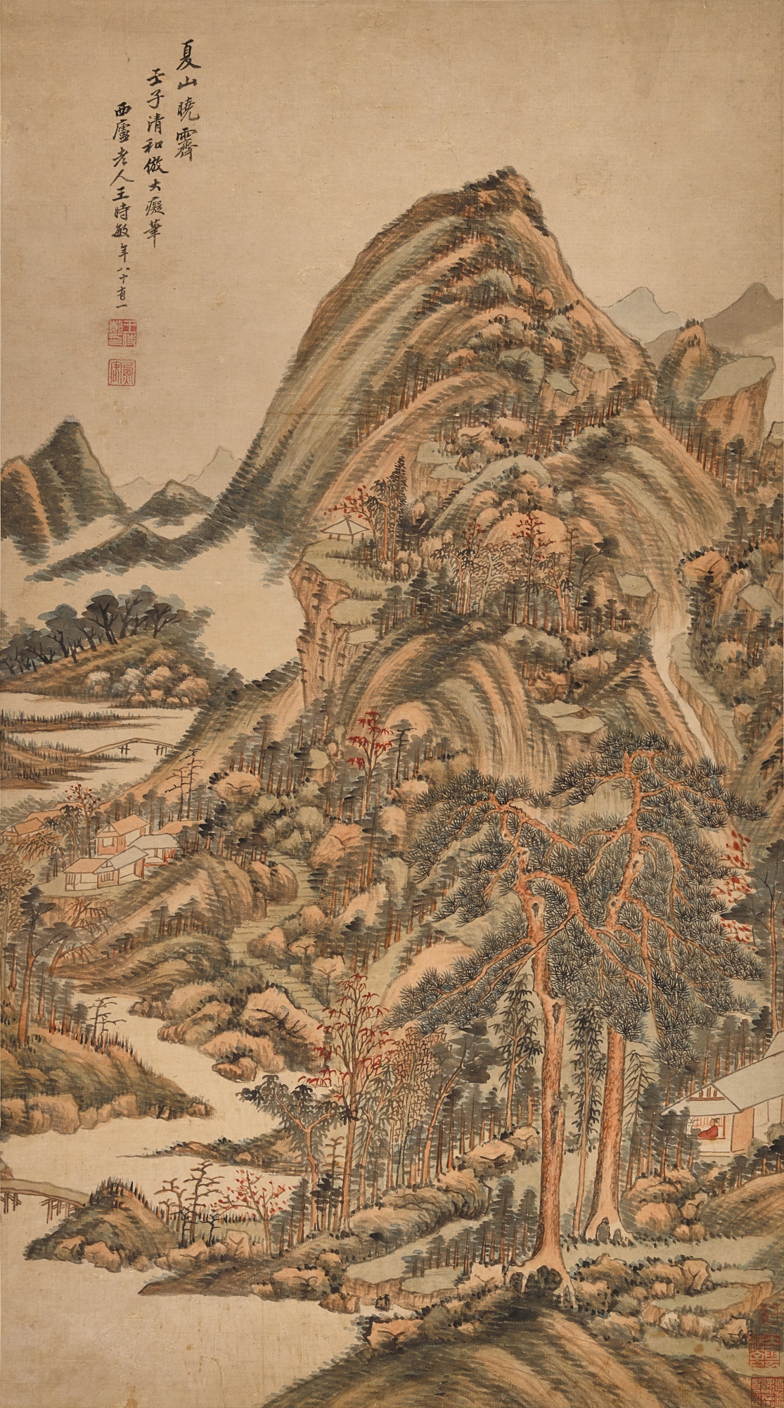 Wang Shimin 1592 - 1680 — Summer landscape 夏山曉霽圖
