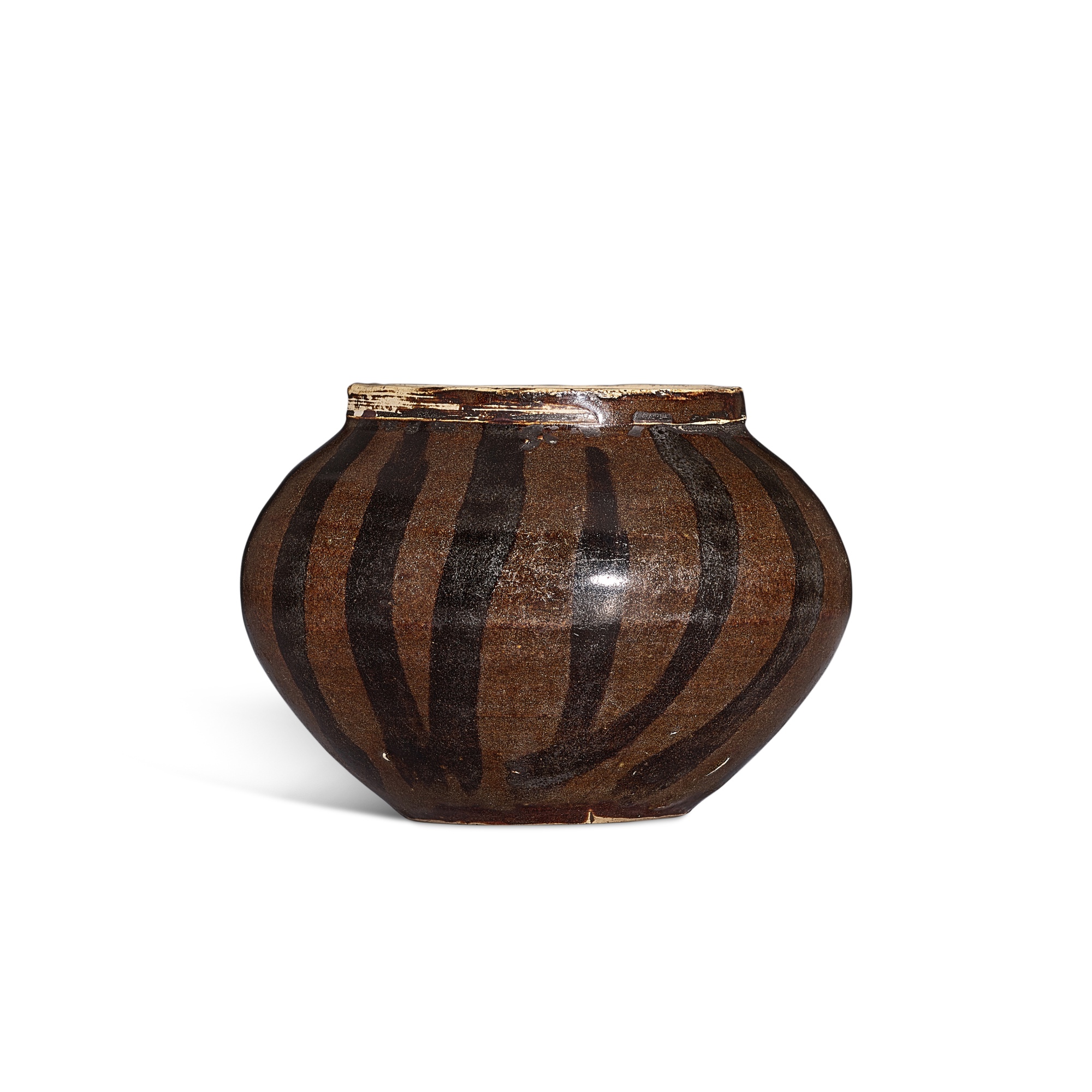 Unknown — 南宋 河南窰褐釉黑斑小罐