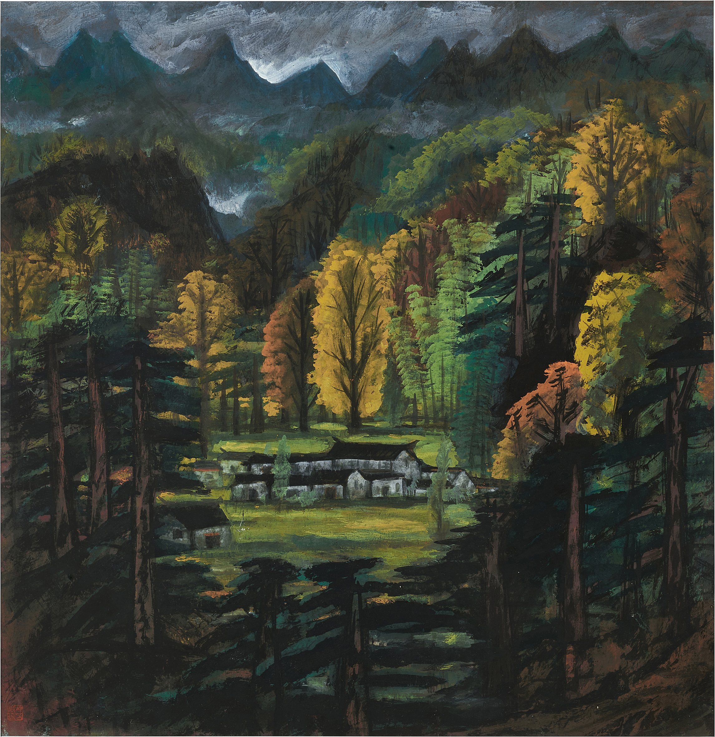 Lin Fengmian, Autumn Scenery