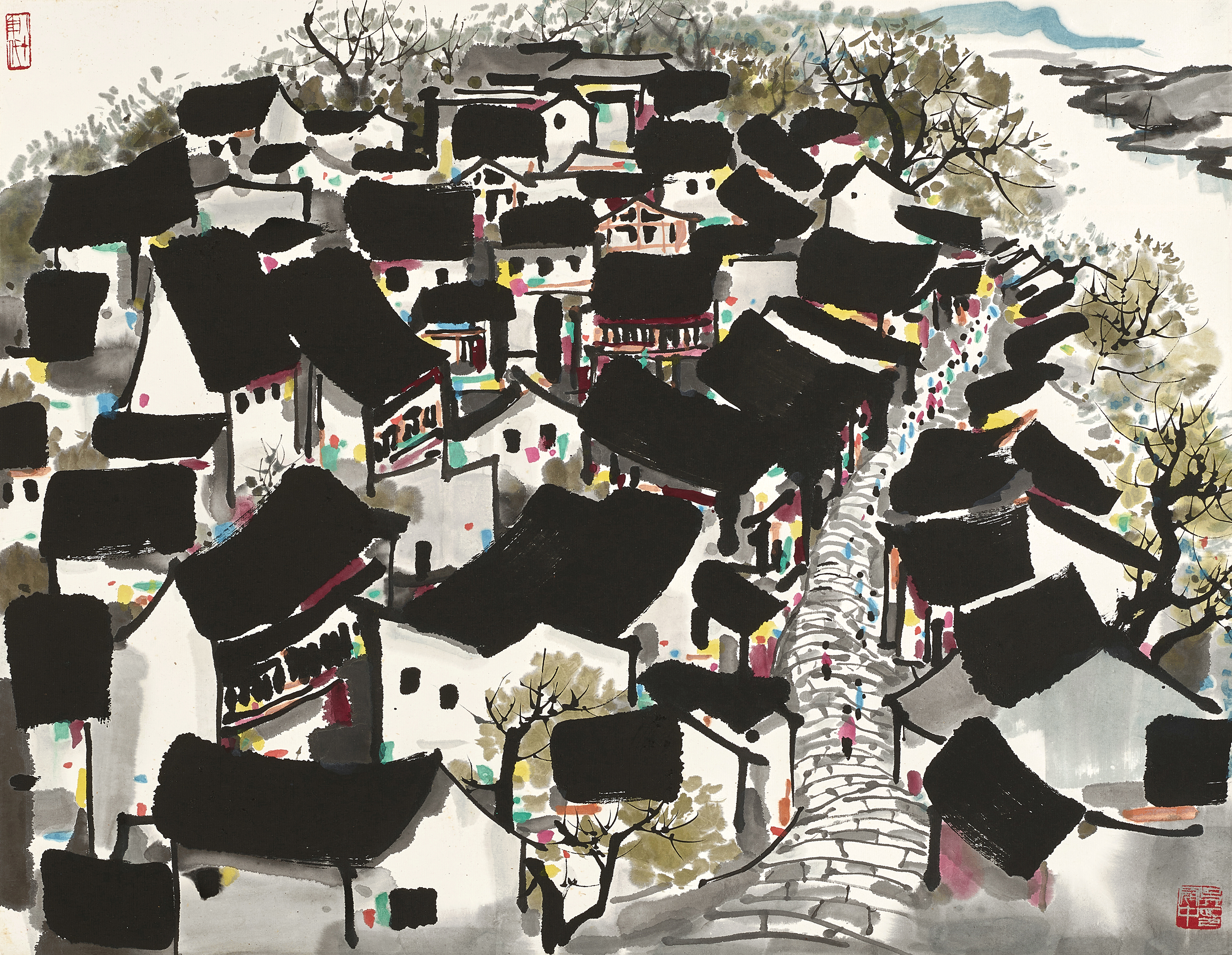 Wu Guanzhong — Wu Guanzhong, Scenery of Da Xian