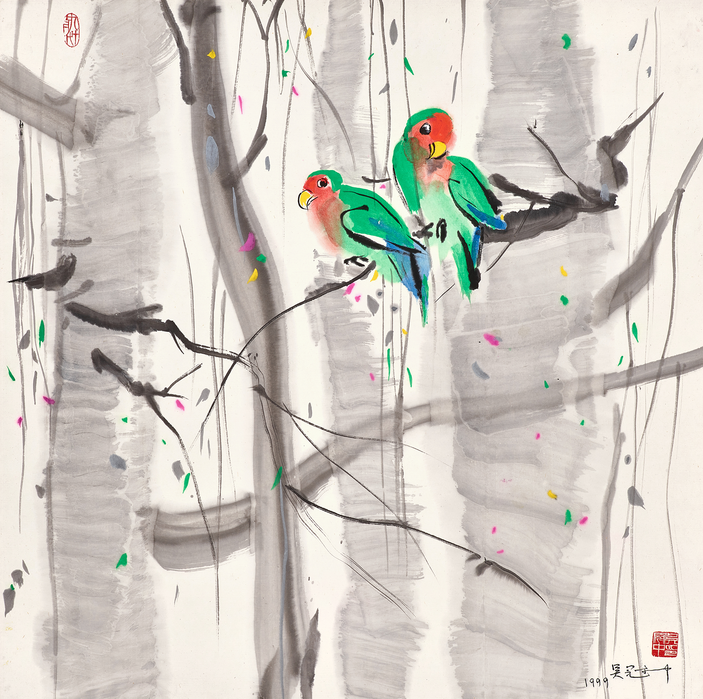 Wu Guanzhong, Lovebirds