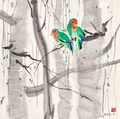 Wu Guanzhong, Lovebirds