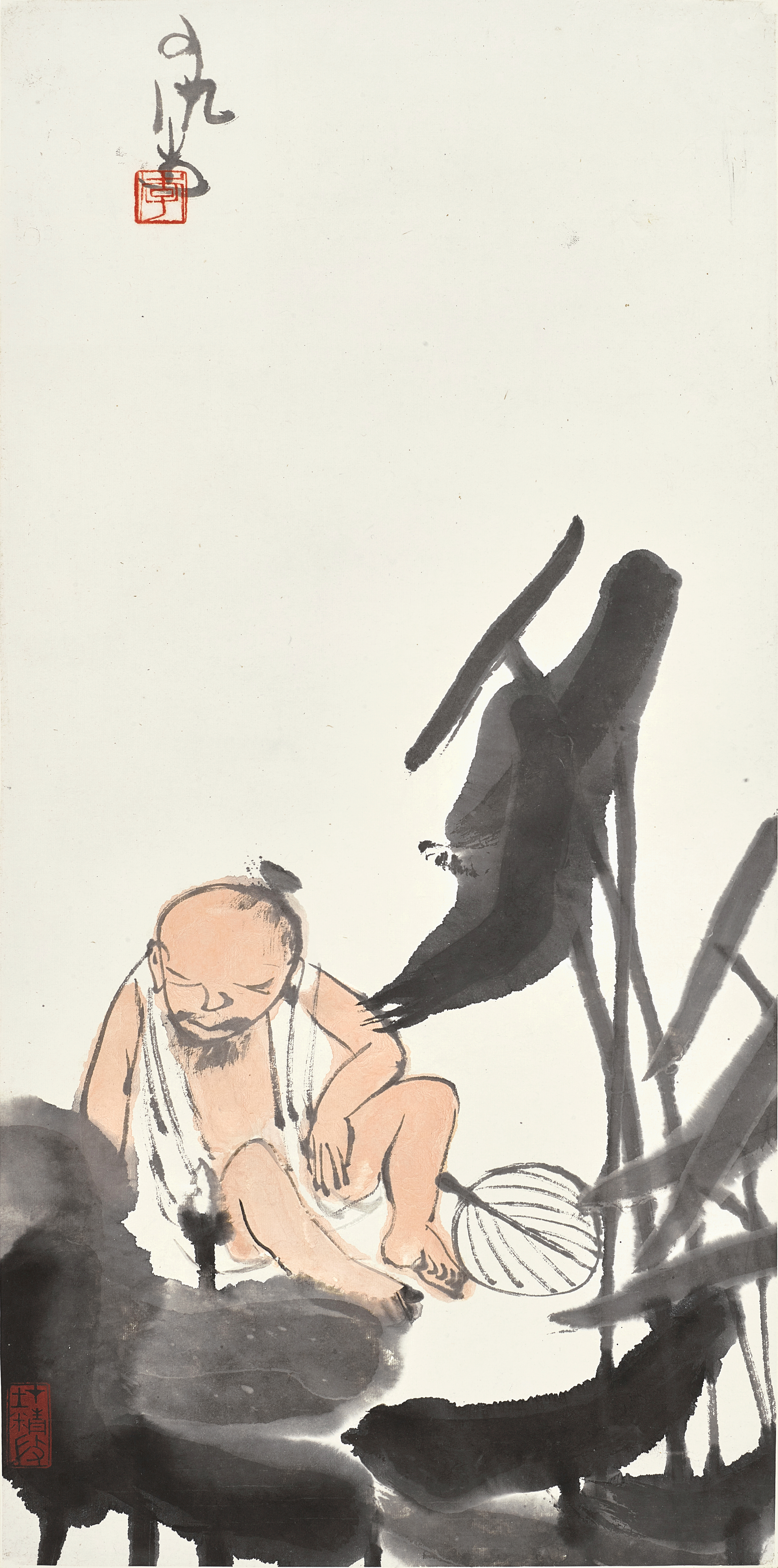 Li Keran, Enjoying the Summer Breeze