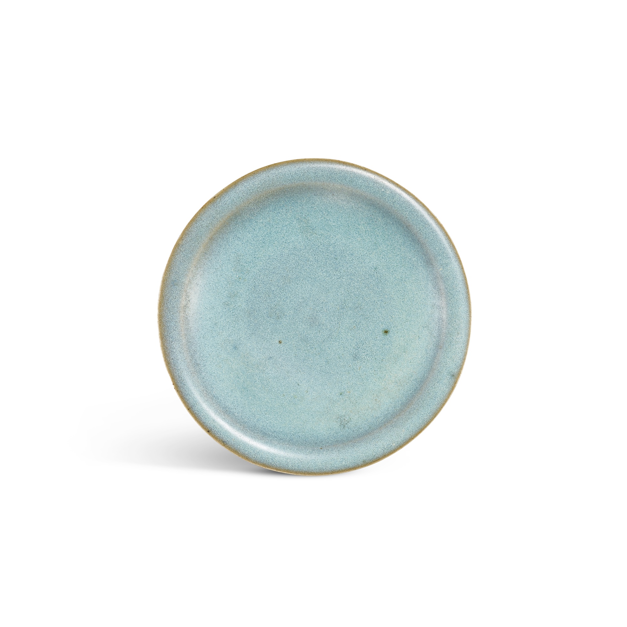 A small Junyao blue-glazed dish, — A small Junyao blue-glazed dish, Jin dynasty 金 鈞窰天藍釉小盤
