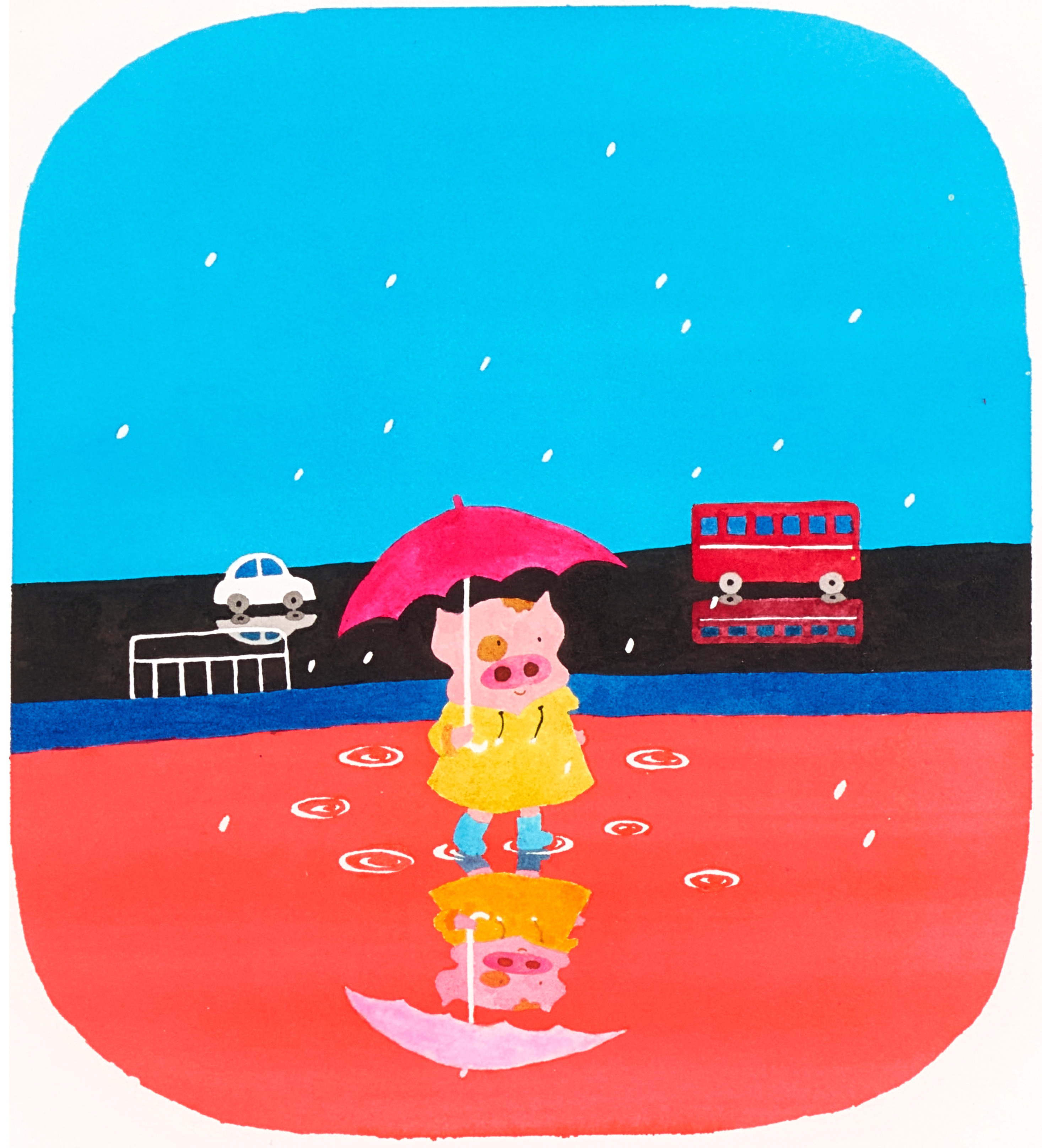 Alice Mak @ McDull Artroom — Alice Mak @ McDull Artroom, Me and I, in the rain