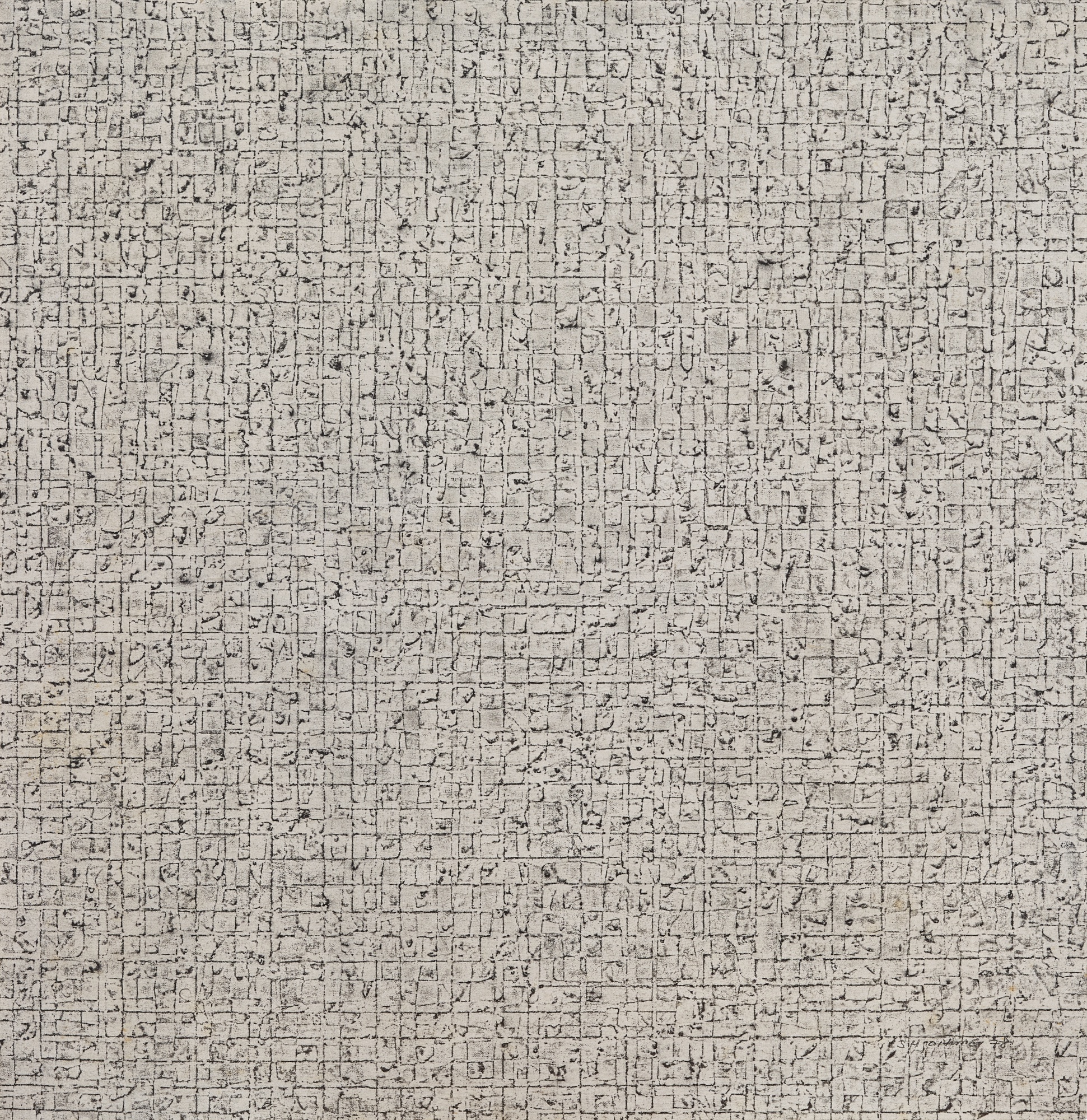 Frottage + Sketch P.8 拓本 + 素描 P. 8