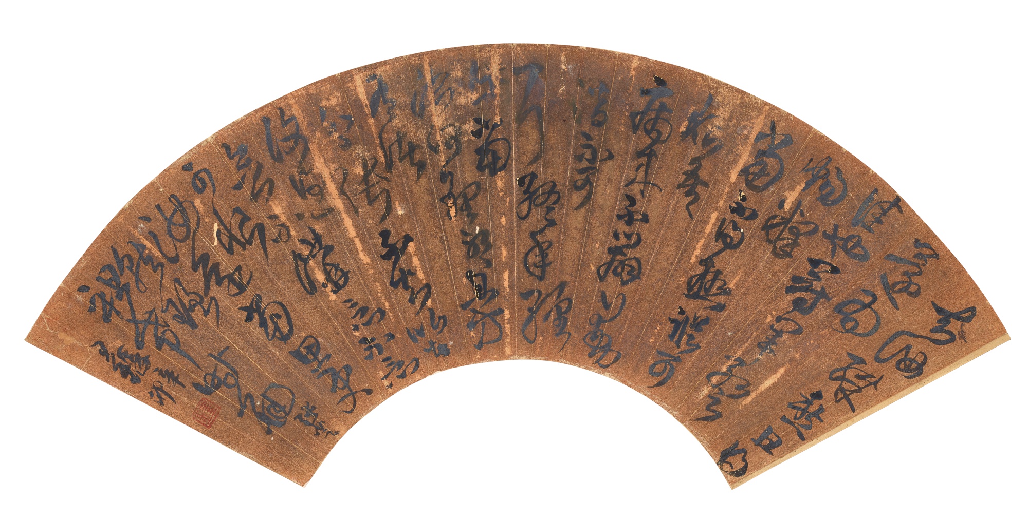 王鐸(款) — Attributed to Wang Duo, Calligraphy in Cursive Script