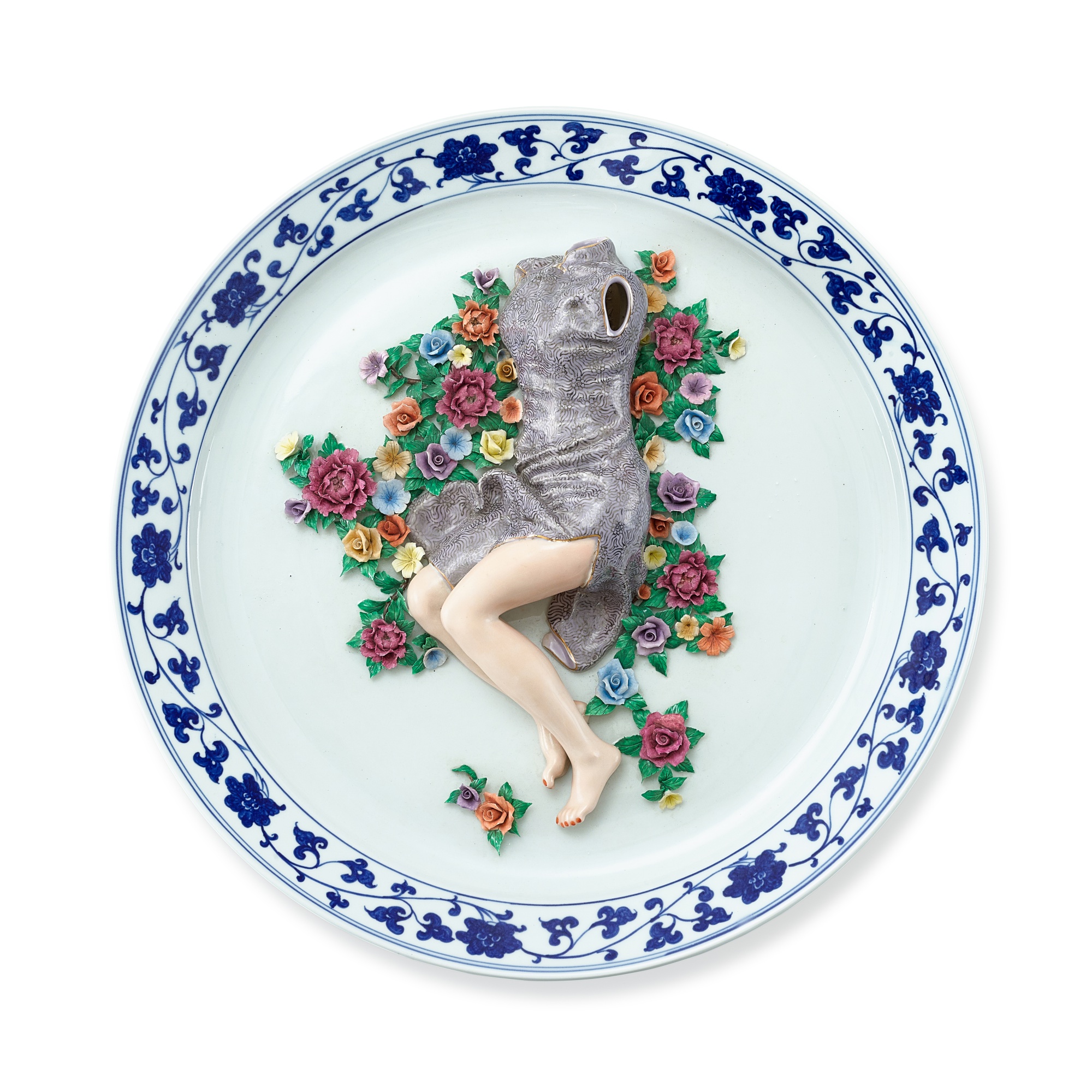 Liu Jianhua — 無題（彩塑系列－嬉戲）