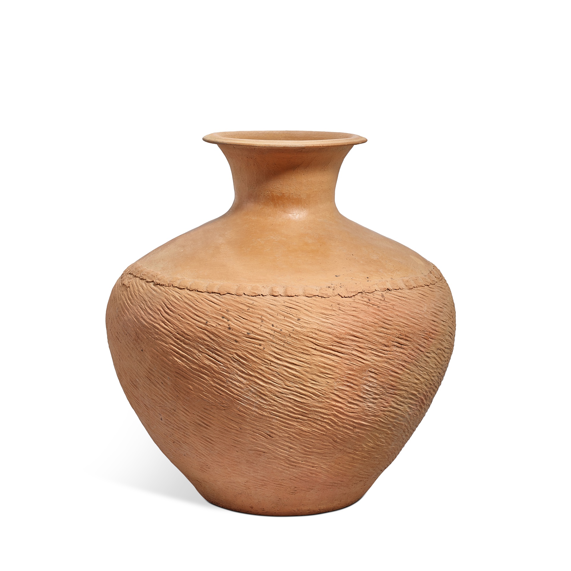 A large pottery jar, — A large pottery jar, Qijia culture, c. 2050-1700 BC 齊家文化 陶壺