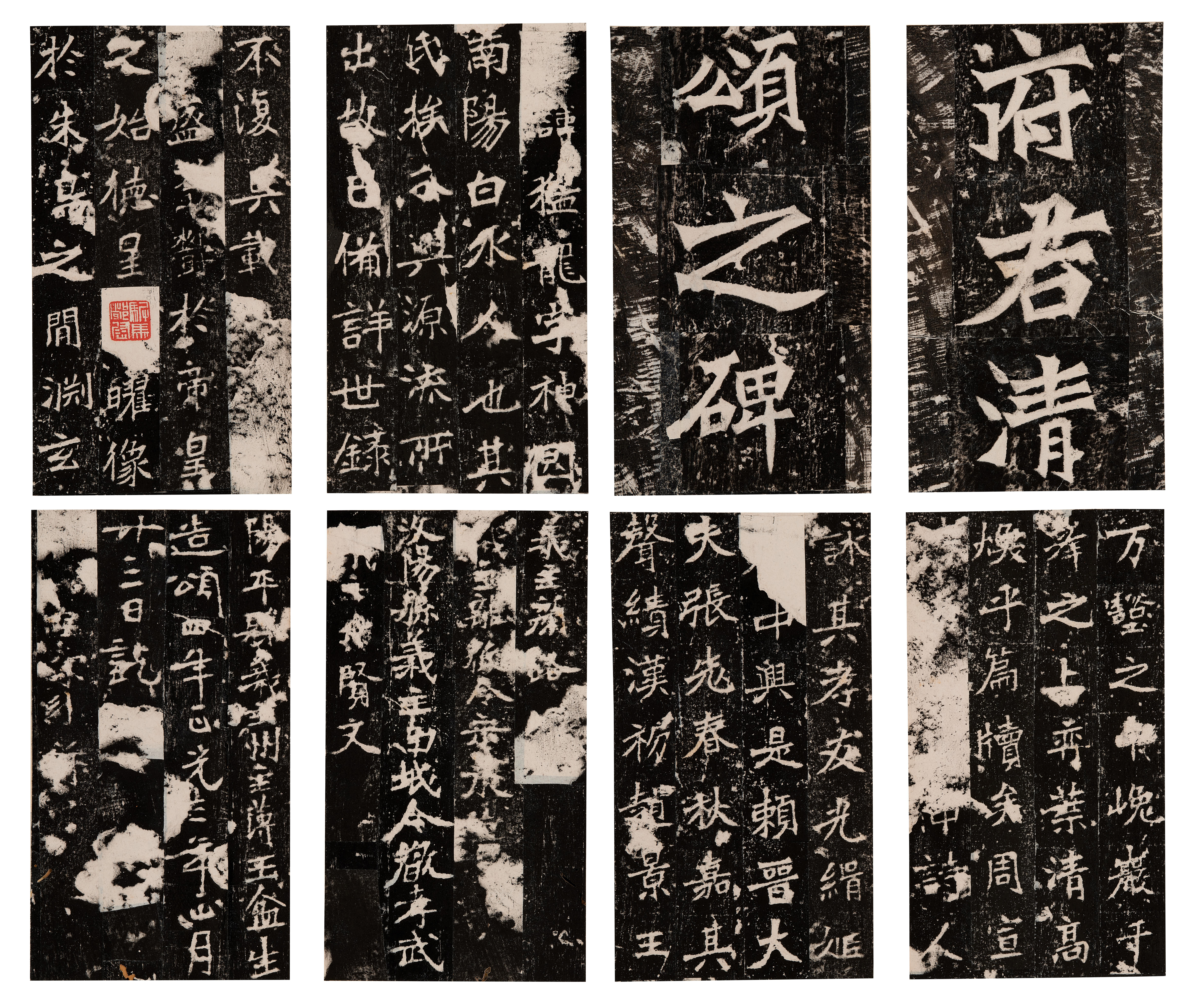 佚名(明) — Anonymous (Ming Dynasty), Rubbing of the Zhang Menglong Stele