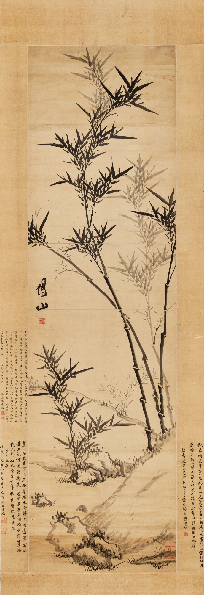 傅山 1607-1684 — Fu Shan, Ink Bamboo