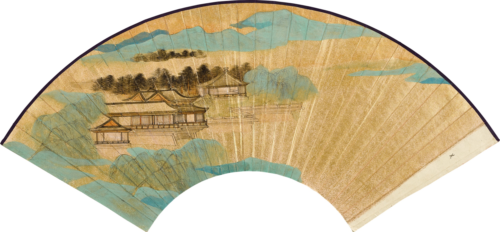 Unknown — Zhang Daqian (Chang Dai-chien, 1899-1983), Pavilions by Willow Trees