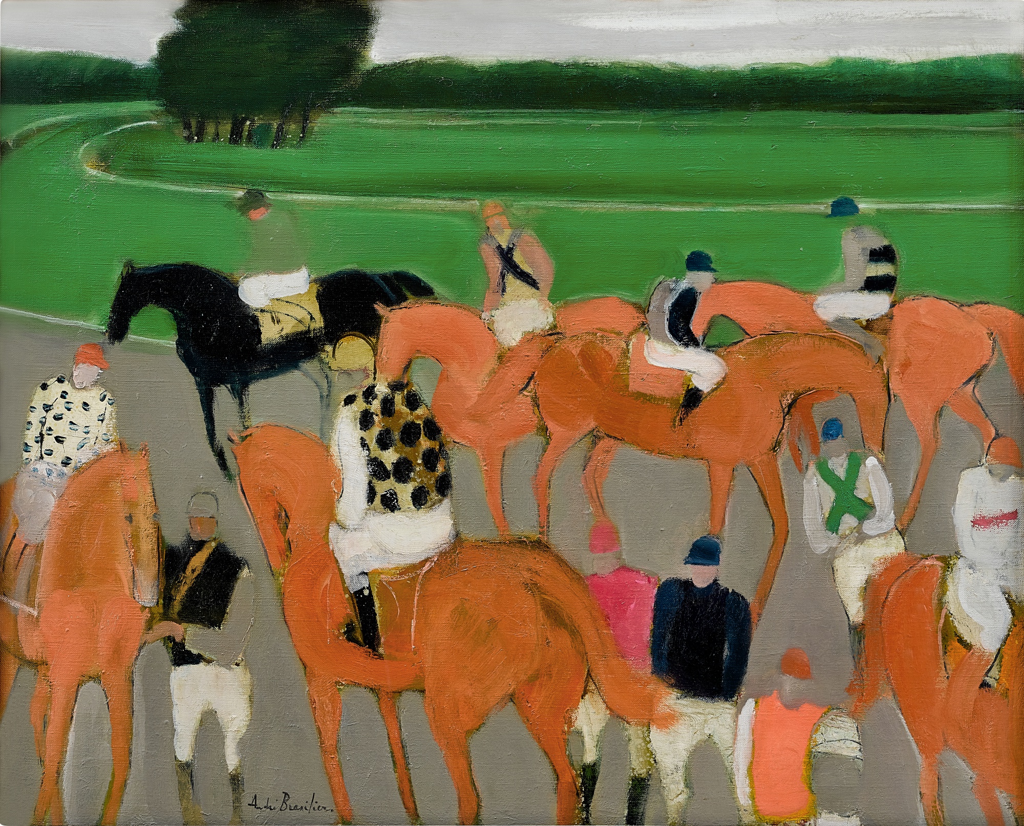 André Brasilier — Avant la course 出賽前