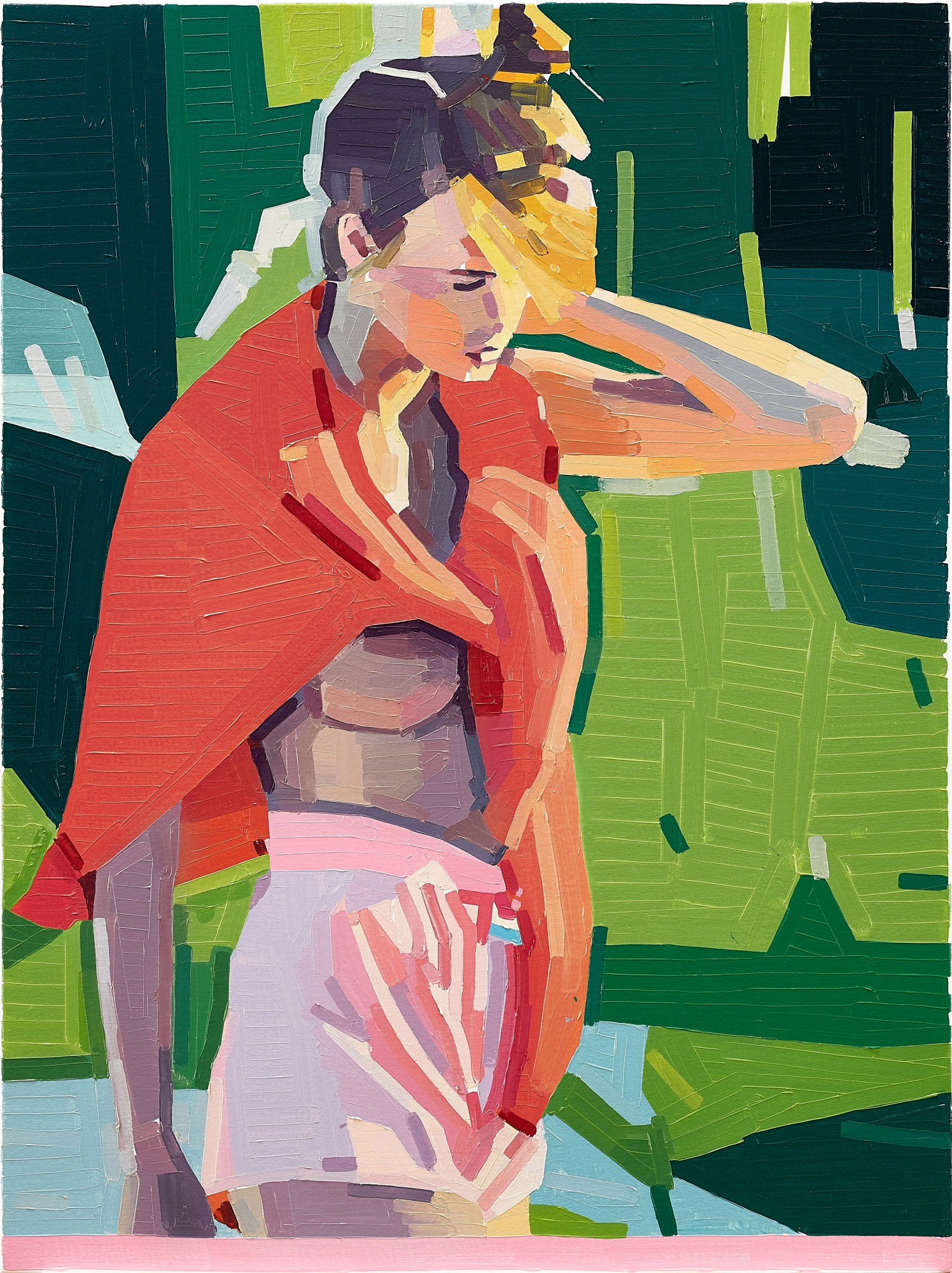 Woman with a Sweater Outside 外披毛衣的女人