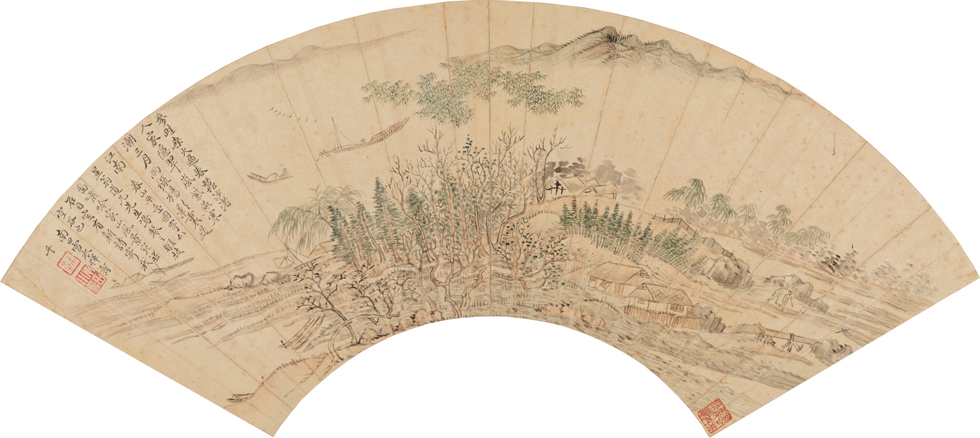 Yun Shouping, Spring Landscape