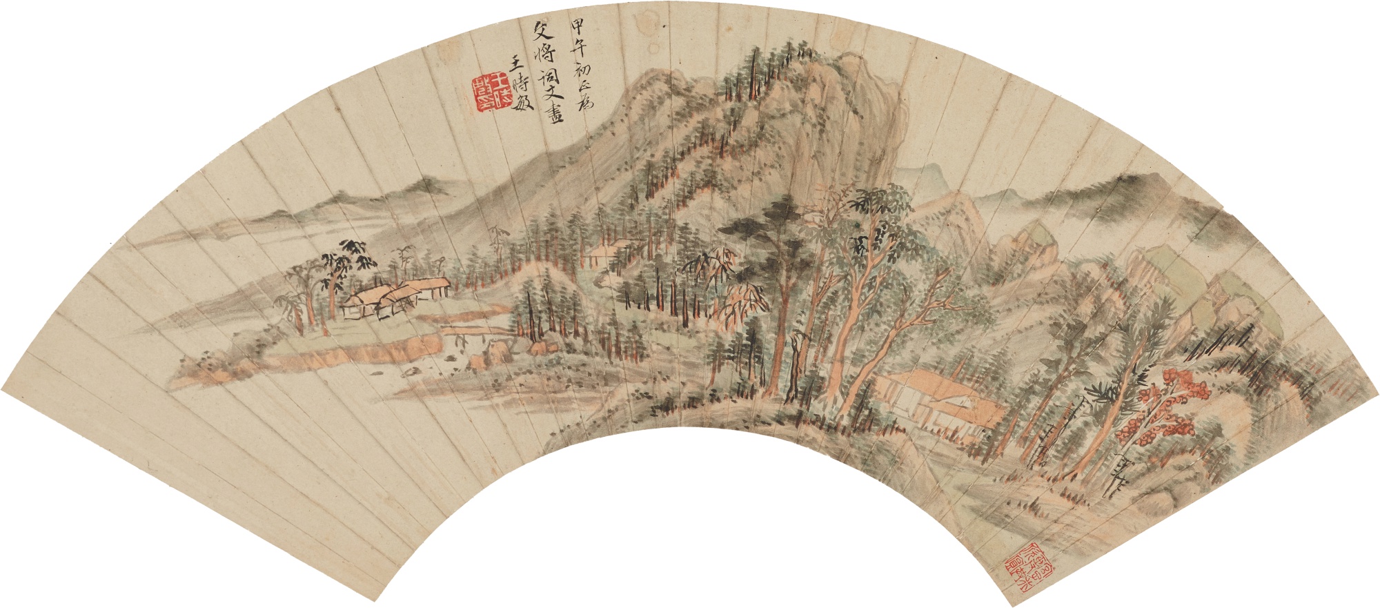 Wang Shimin 1592-1680 — Wang Shimin, Rainy Landscape