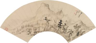 Shitao, Strolling through the Mountains