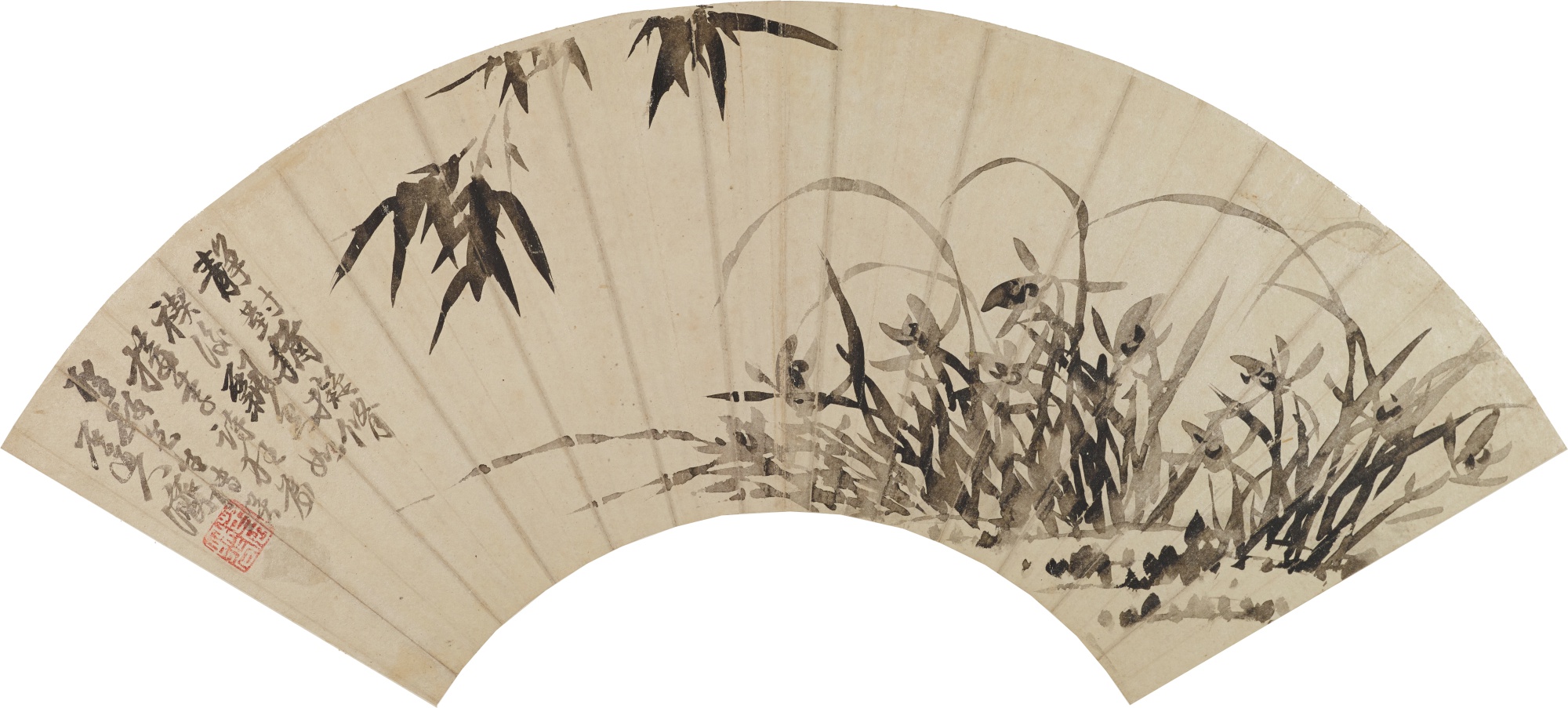 Shitao 1642-1707 — Shitao, Orchids and Bamboos