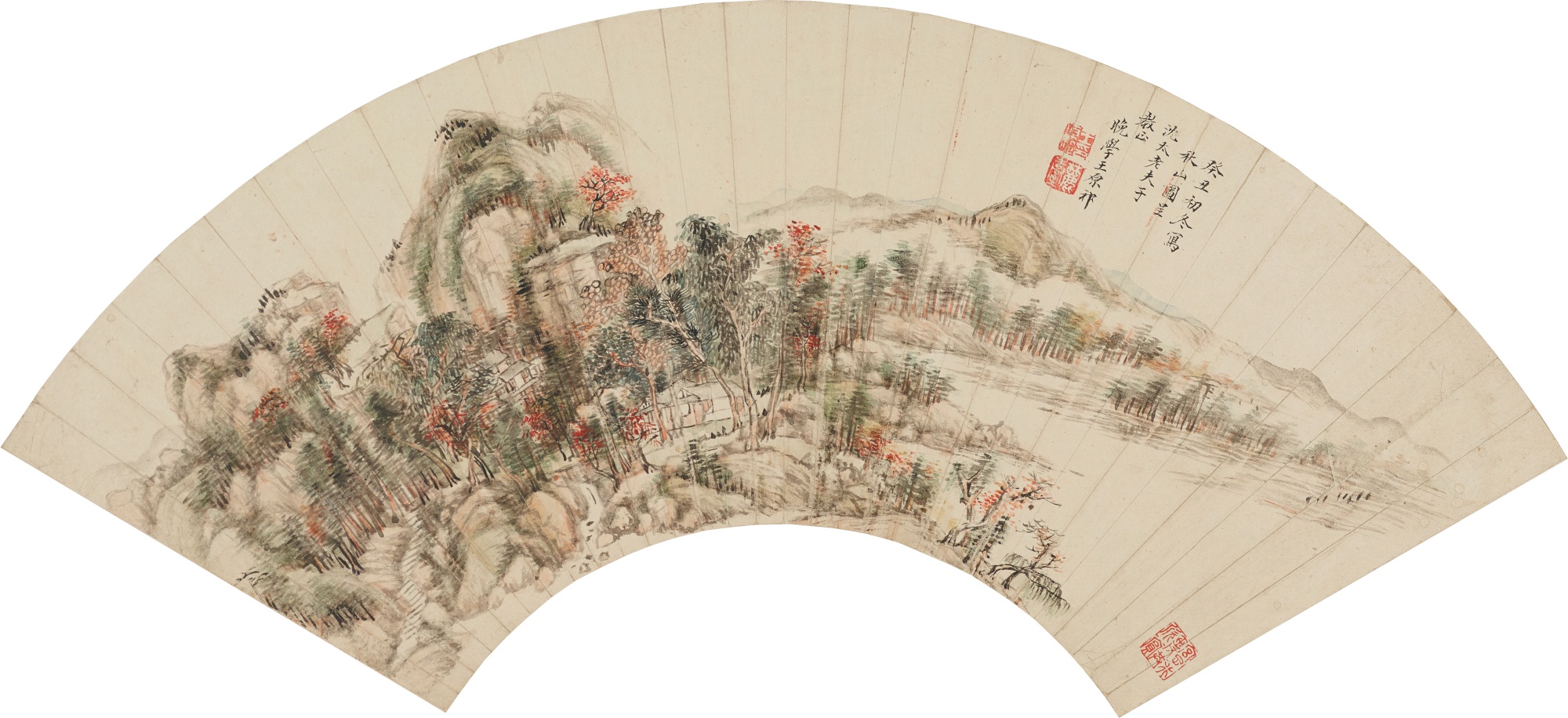 Wang Yuanqi 1642-1715 — Wang Yuanqi, Autumn Landscape