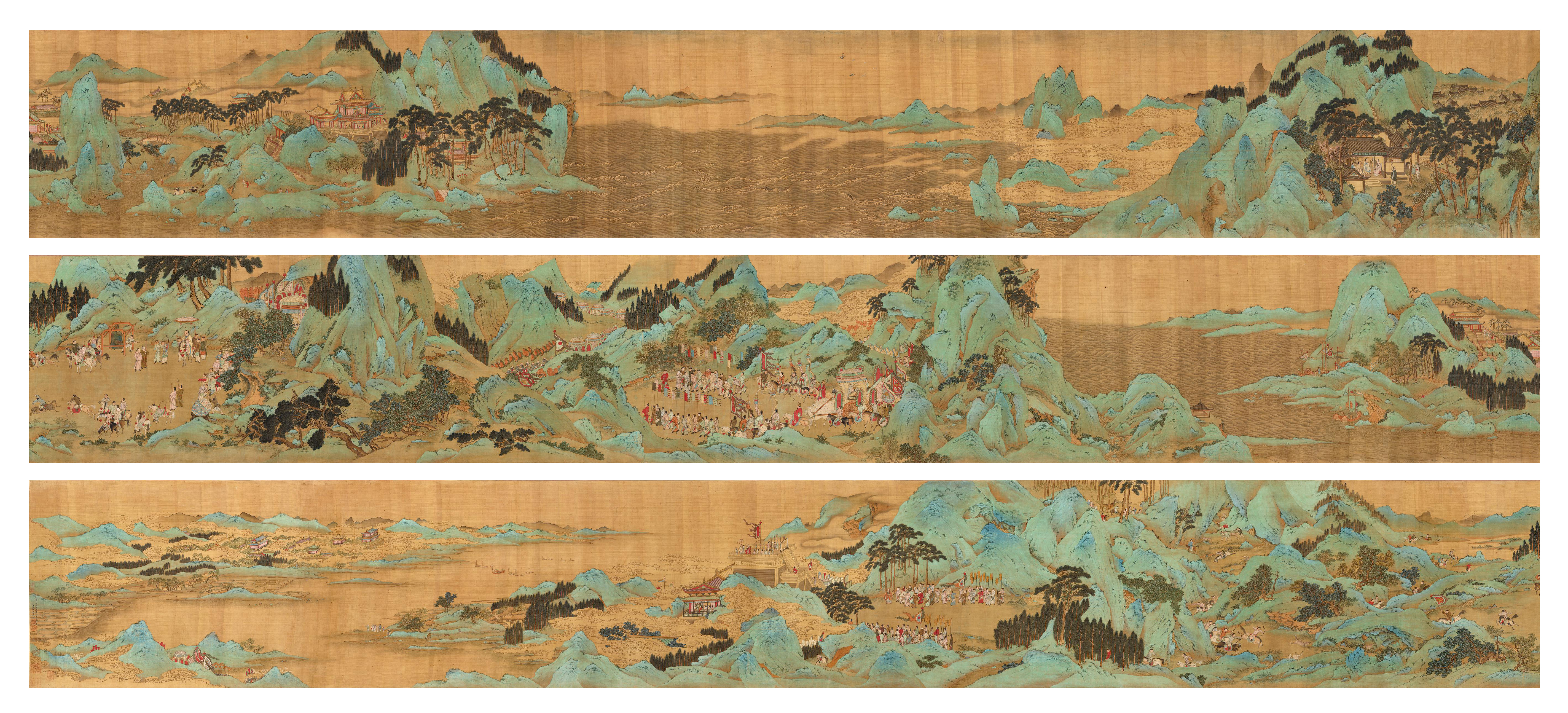 仇英(款) 行樂圖 — Attributed to Qiu Ying, Landscape