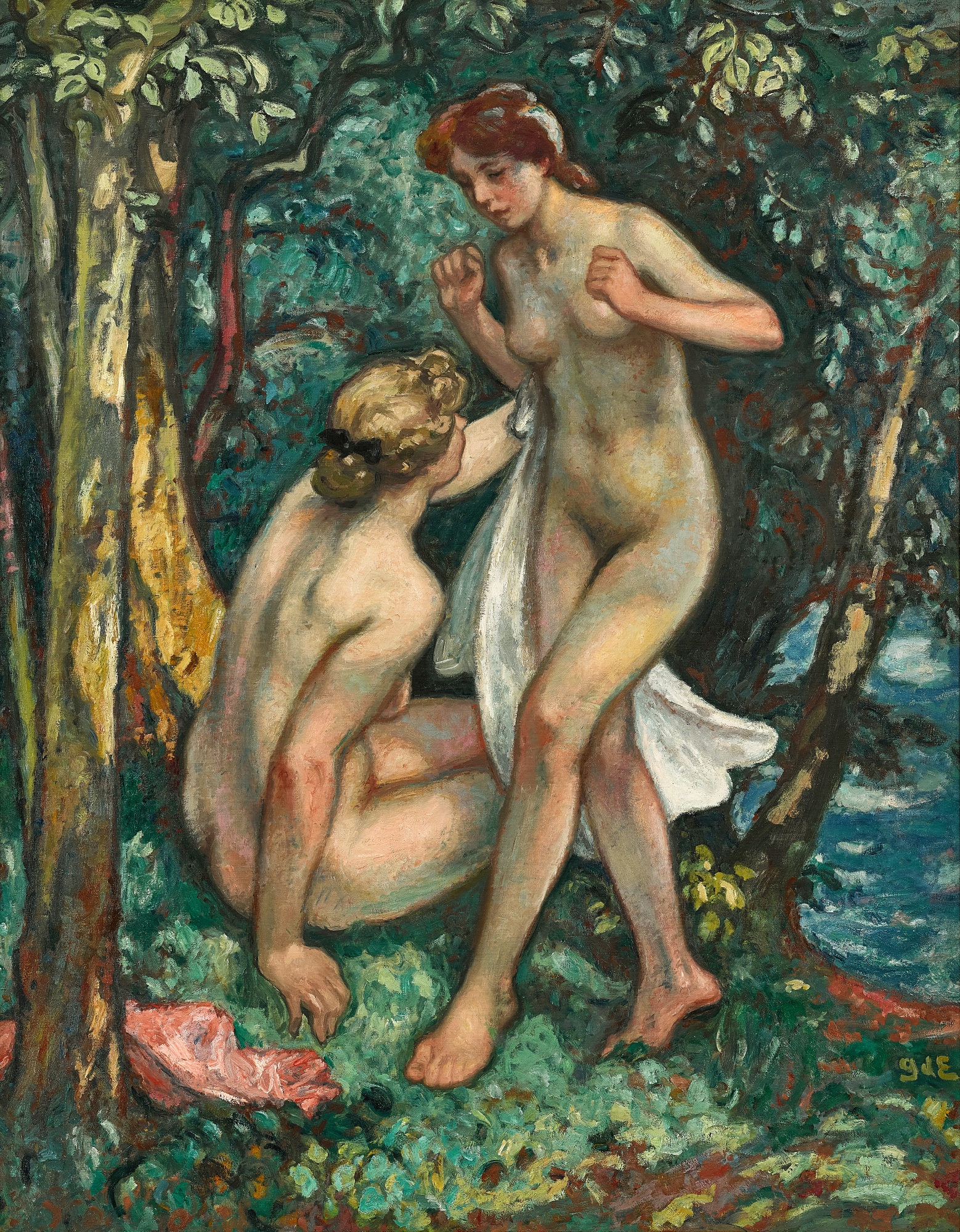 Georges d' Espagnat — Les deux baigneuses 兩位浴者