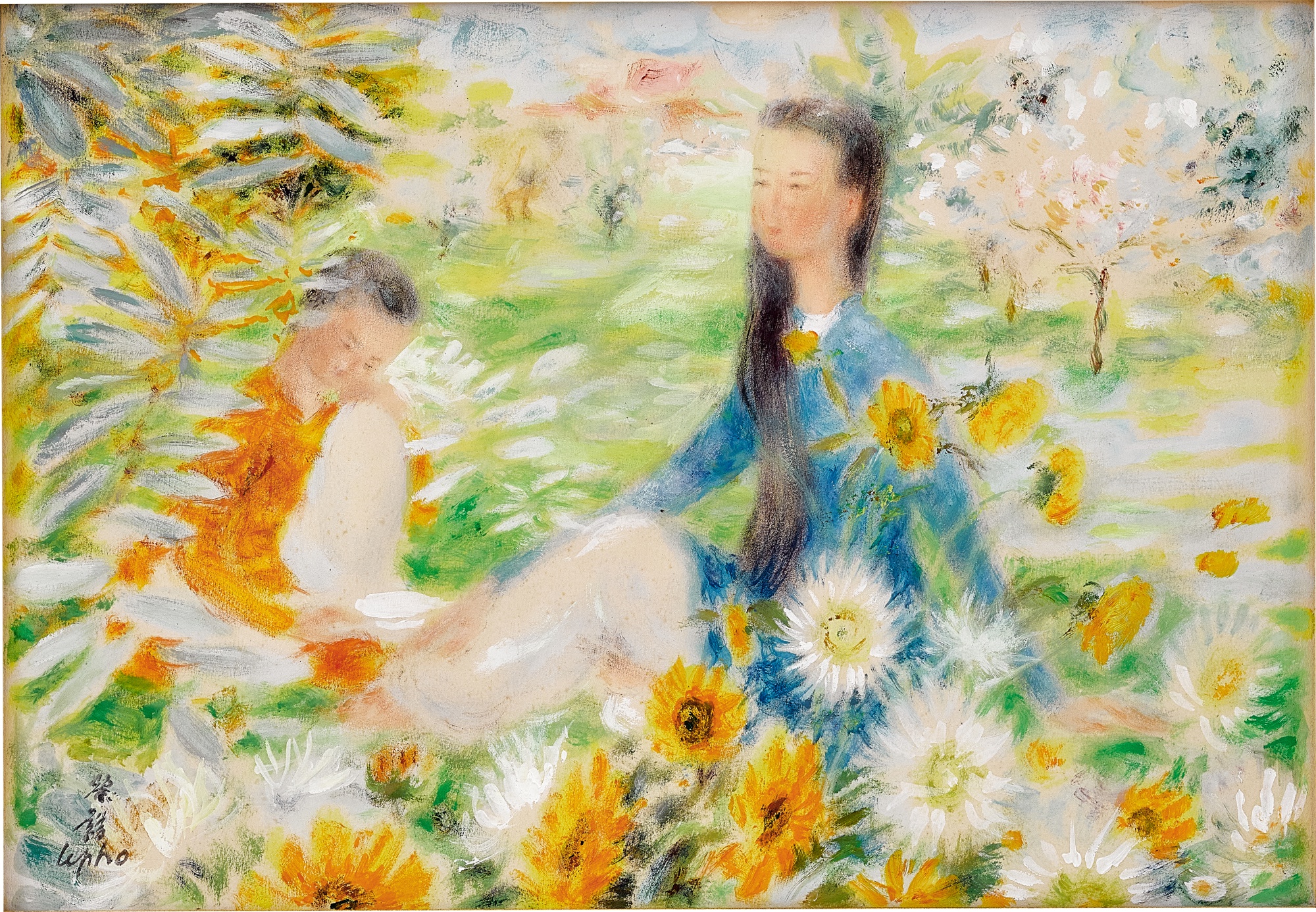 Lê Phổ — Mother and child 母與子