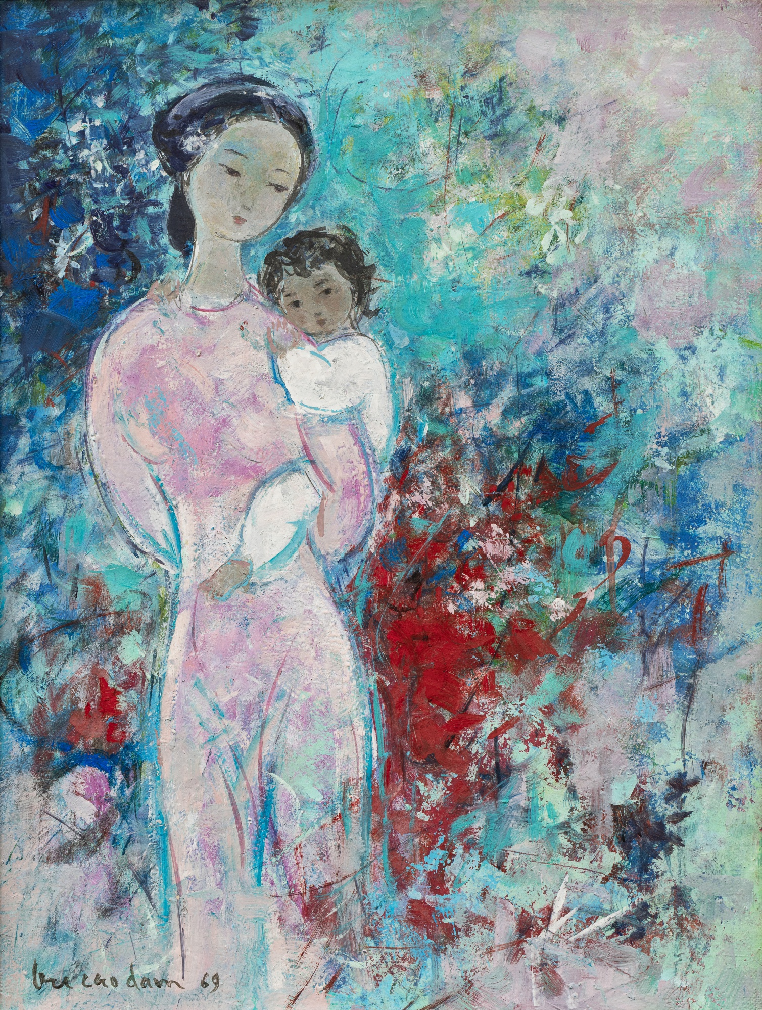 Vu Cao Dam — Mother and Child 母與子