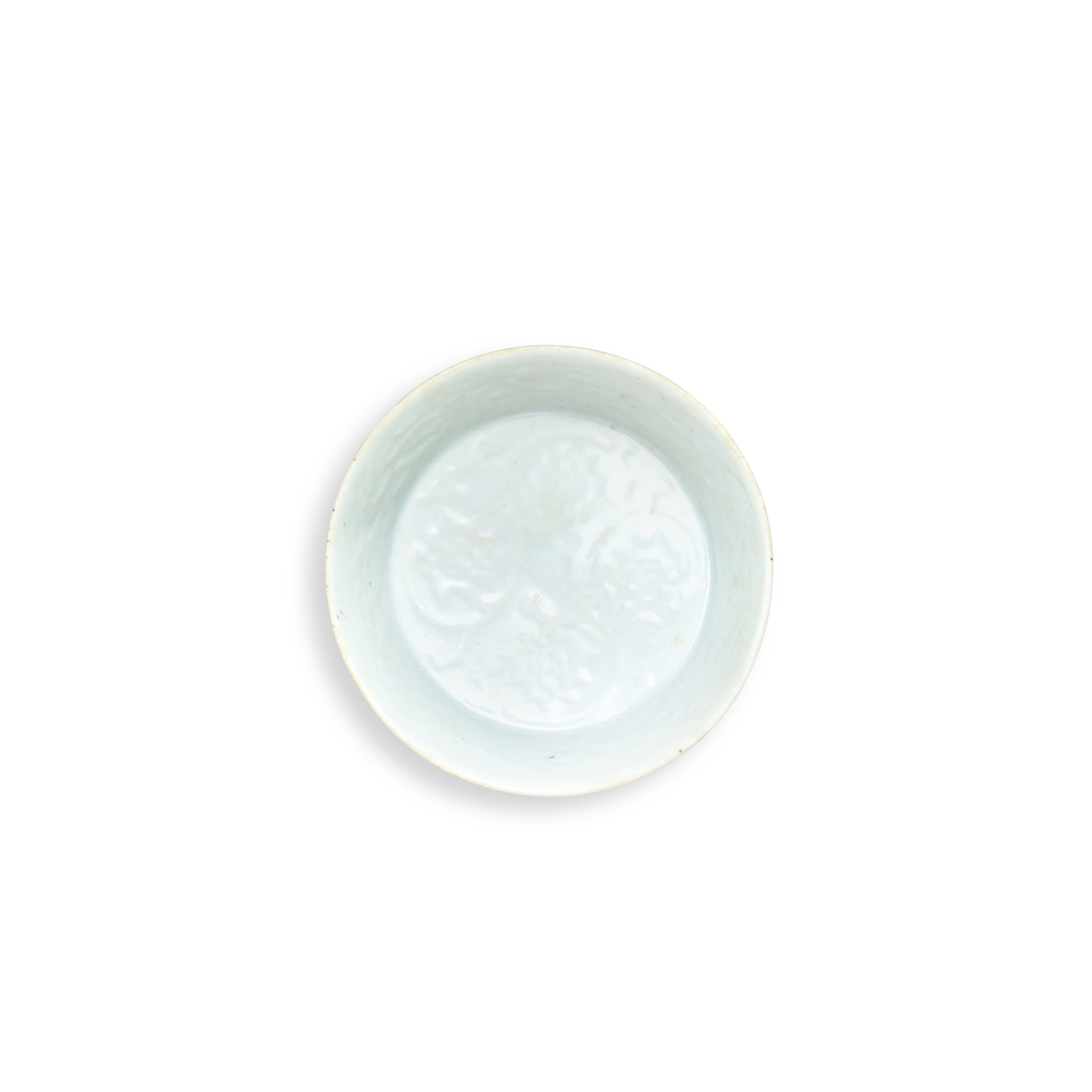 A moulded shufu white-glazed 'flower' bowl — 元 樞府白釉印花卉紋小盌