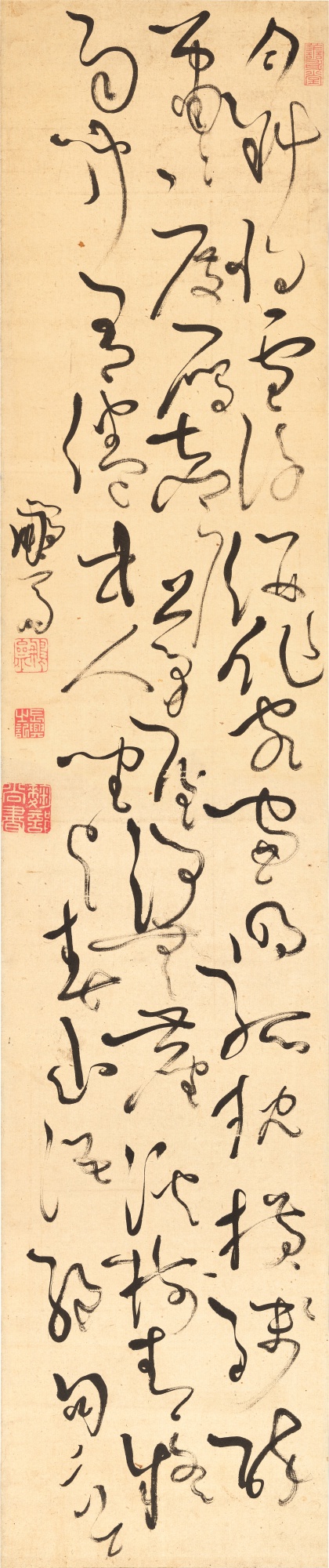 Kameda Bōsai 1752-1826 — Kameda Bōsai (1752-1826) 龜田鵬齋 ｜Poems in Cursive Script 草書絕句兩首