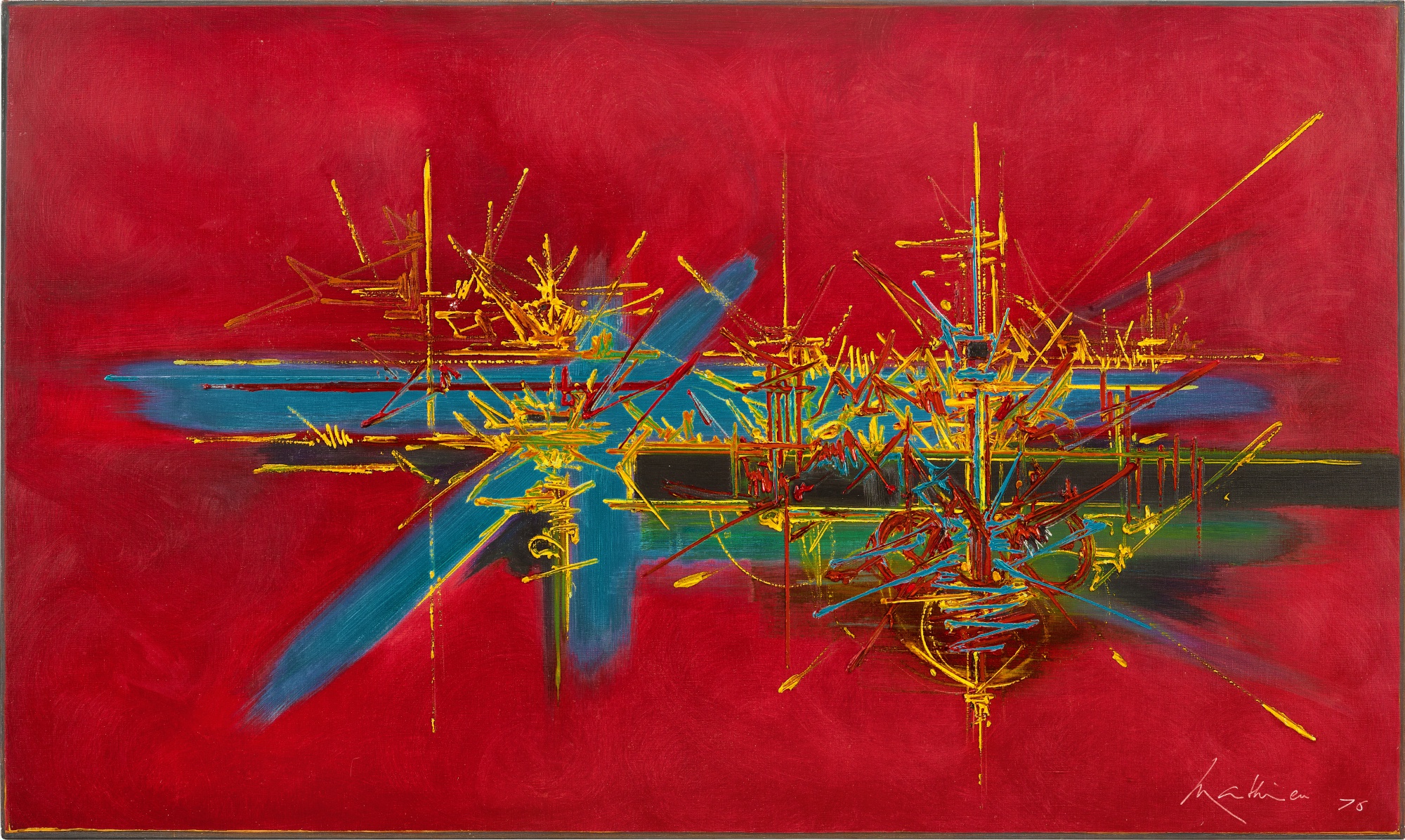 Georges Mathieu — Georges Mathieu 喬治・馬修 | La passion retrouvée 復熾之激情