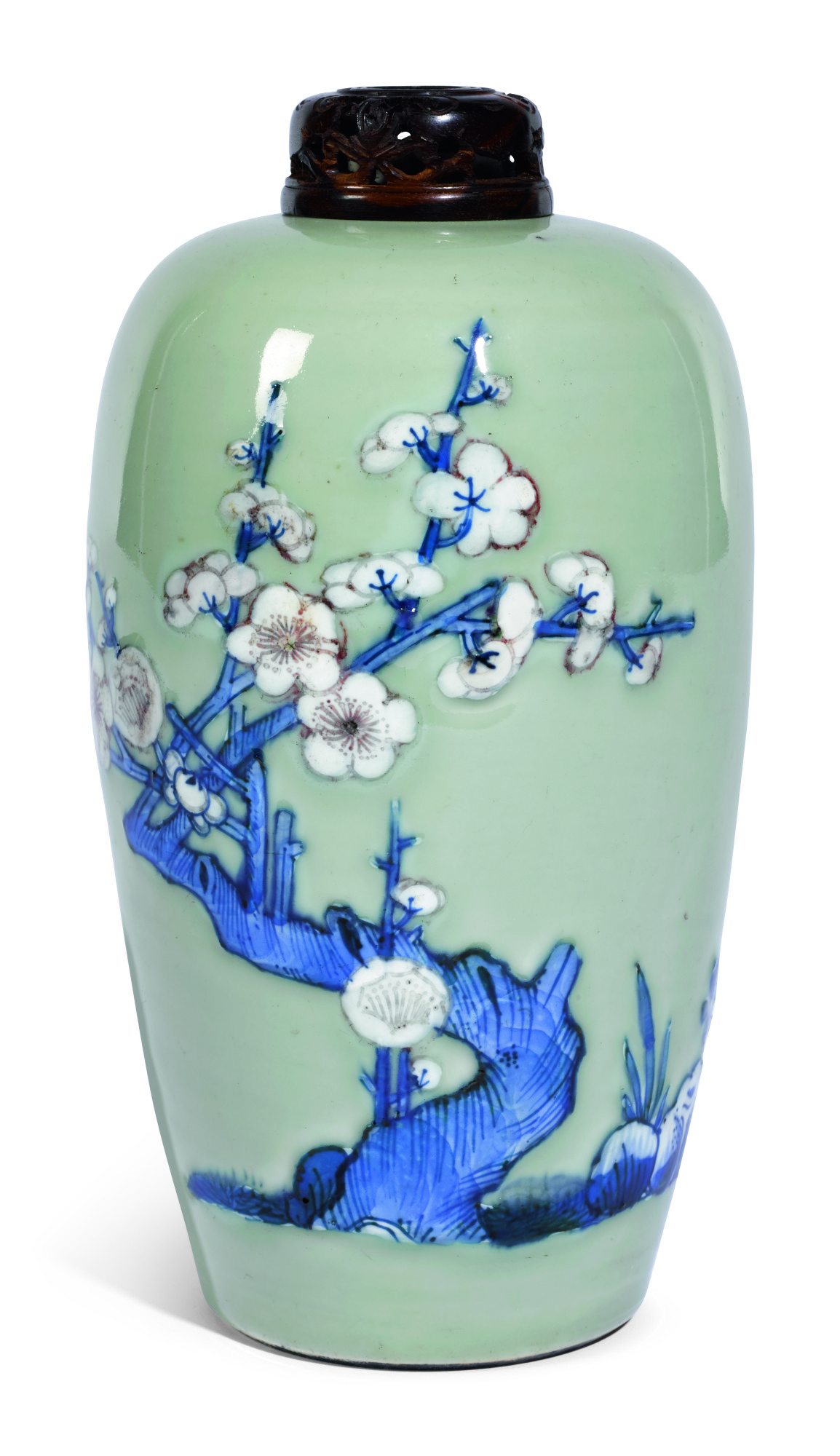 An Underglaze Blue And Red Celadon-glazed Meiping | Qing Dynasty, Kangxi Period [two Items] — Qing Dynasty, Kangxi Period [two Items]