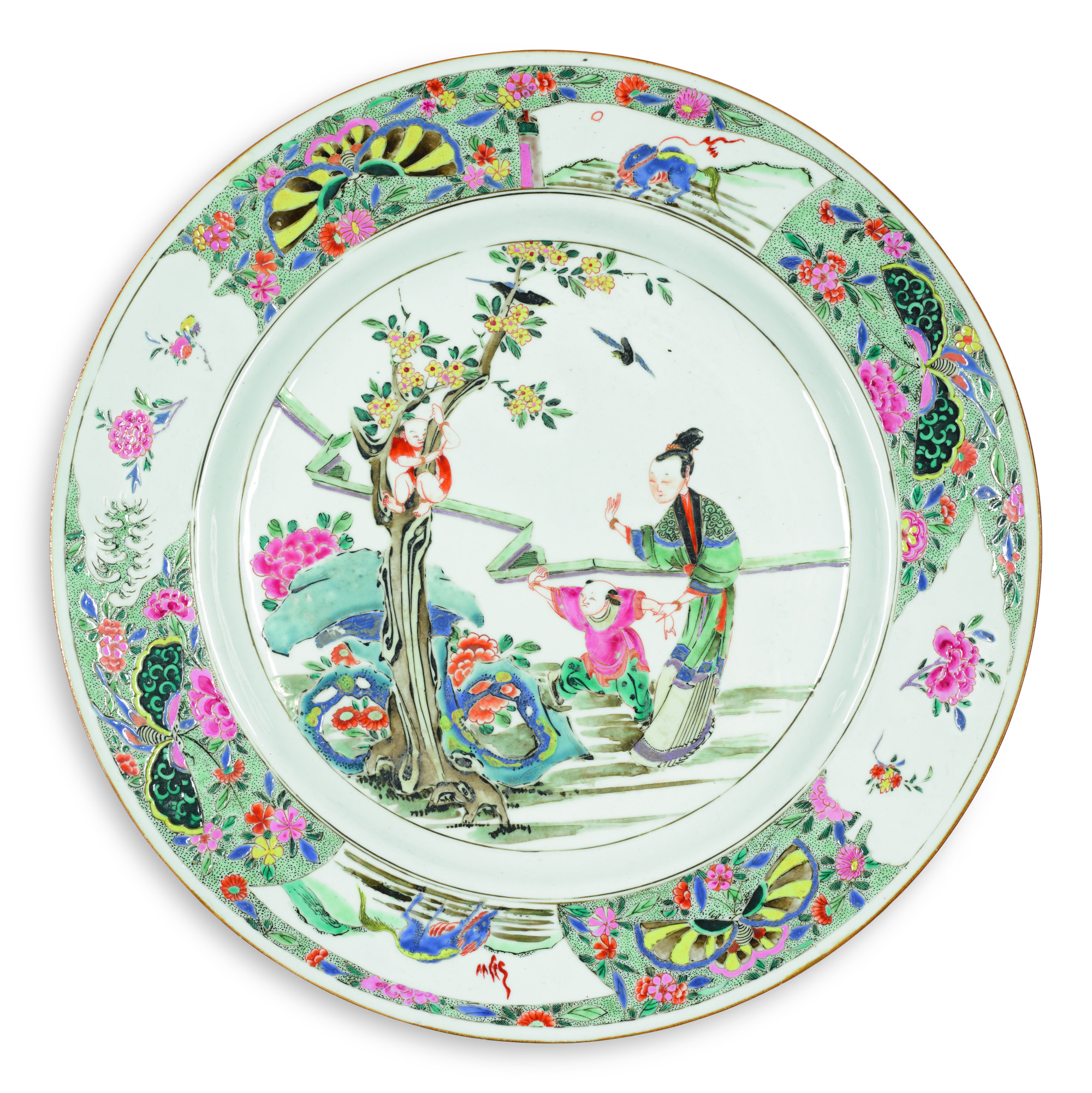 A Famille Rose Dish | Qing Dynasty, Yongzheng Period — Qing Dynasty,  Yongzheng Period