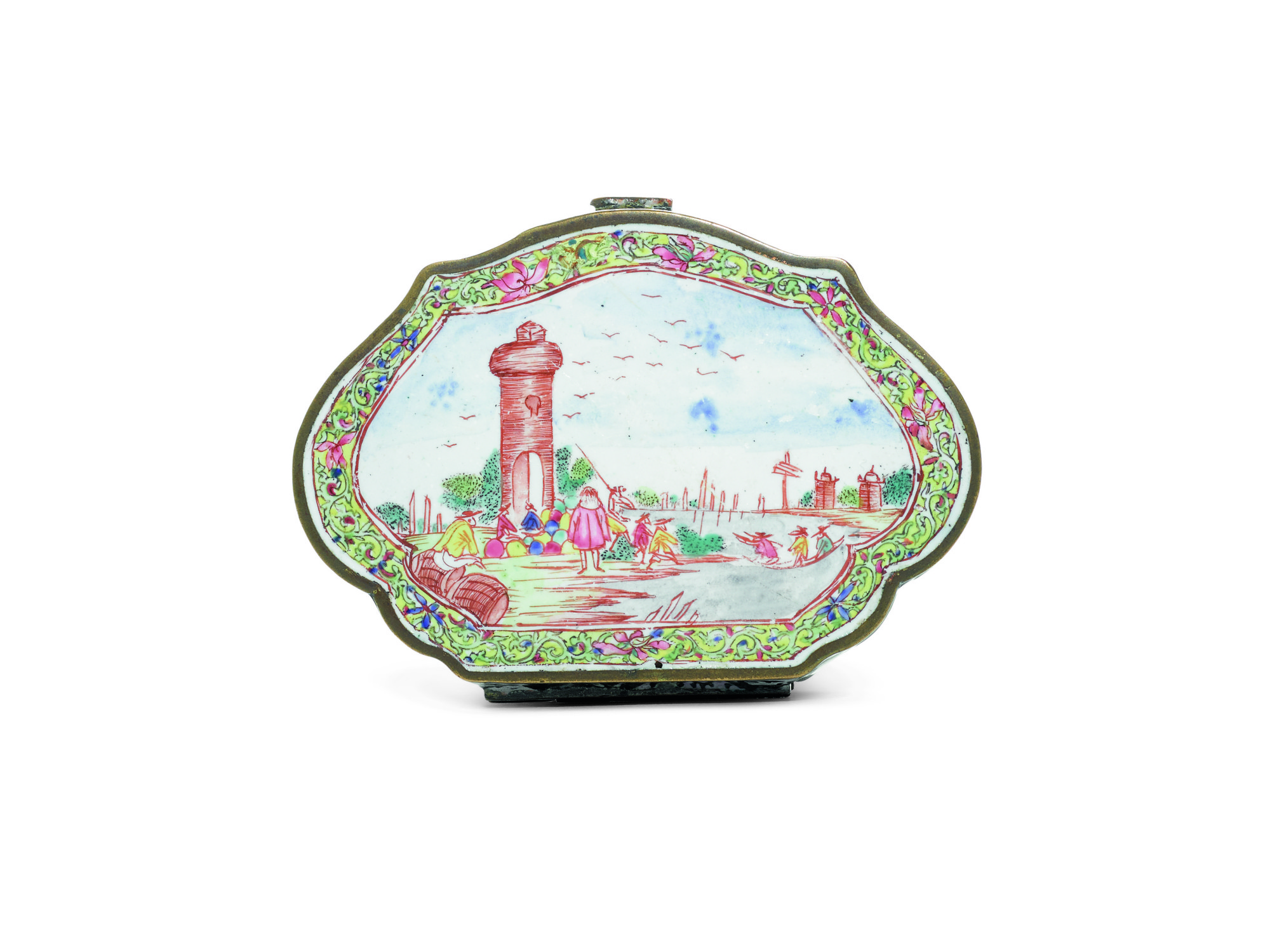 A Canton Enamel Snuff Box | Qing Dynasty — Qing Dynasty
