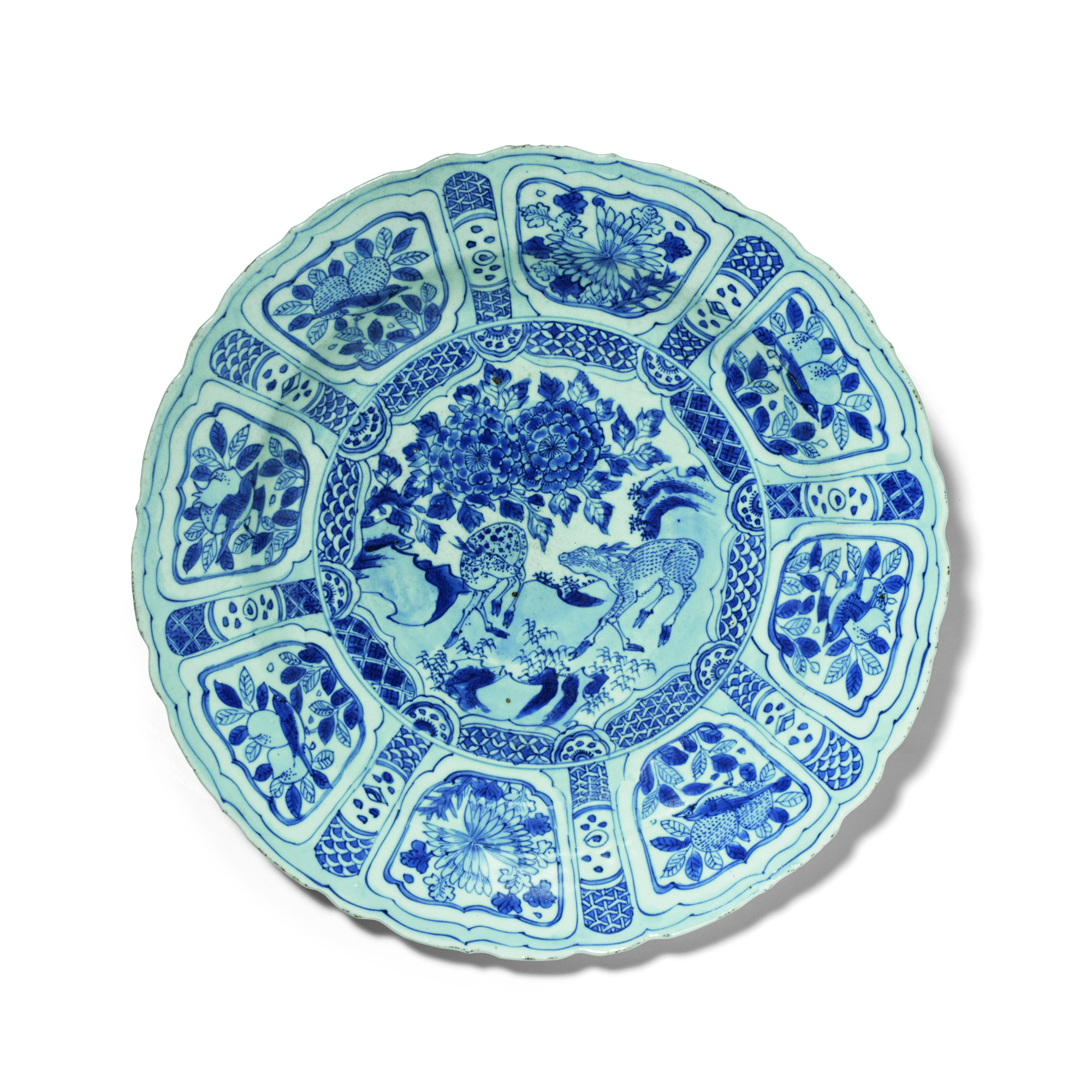 Unknown — A Blue And White Kraak Porcelain Dish| Wanli Period, Circa 1600