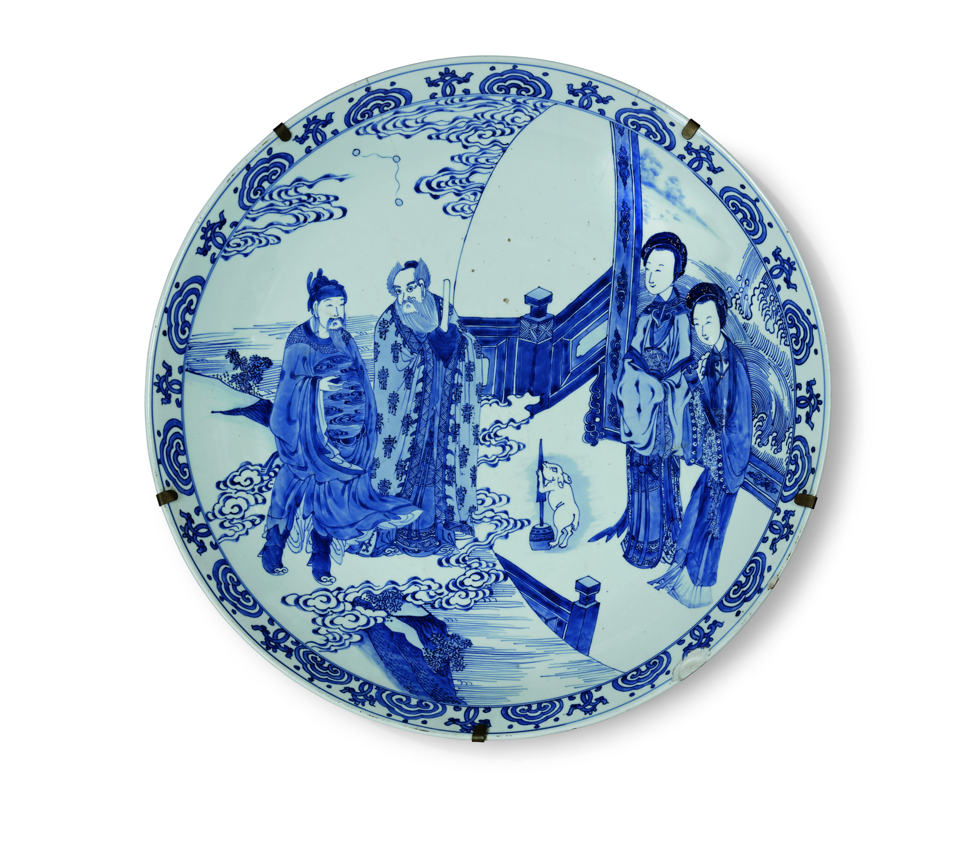 A Very Large Blue And White Charger | Qing Dynasty, Kangxi Period — Qing Dynasty, Kangxi Period