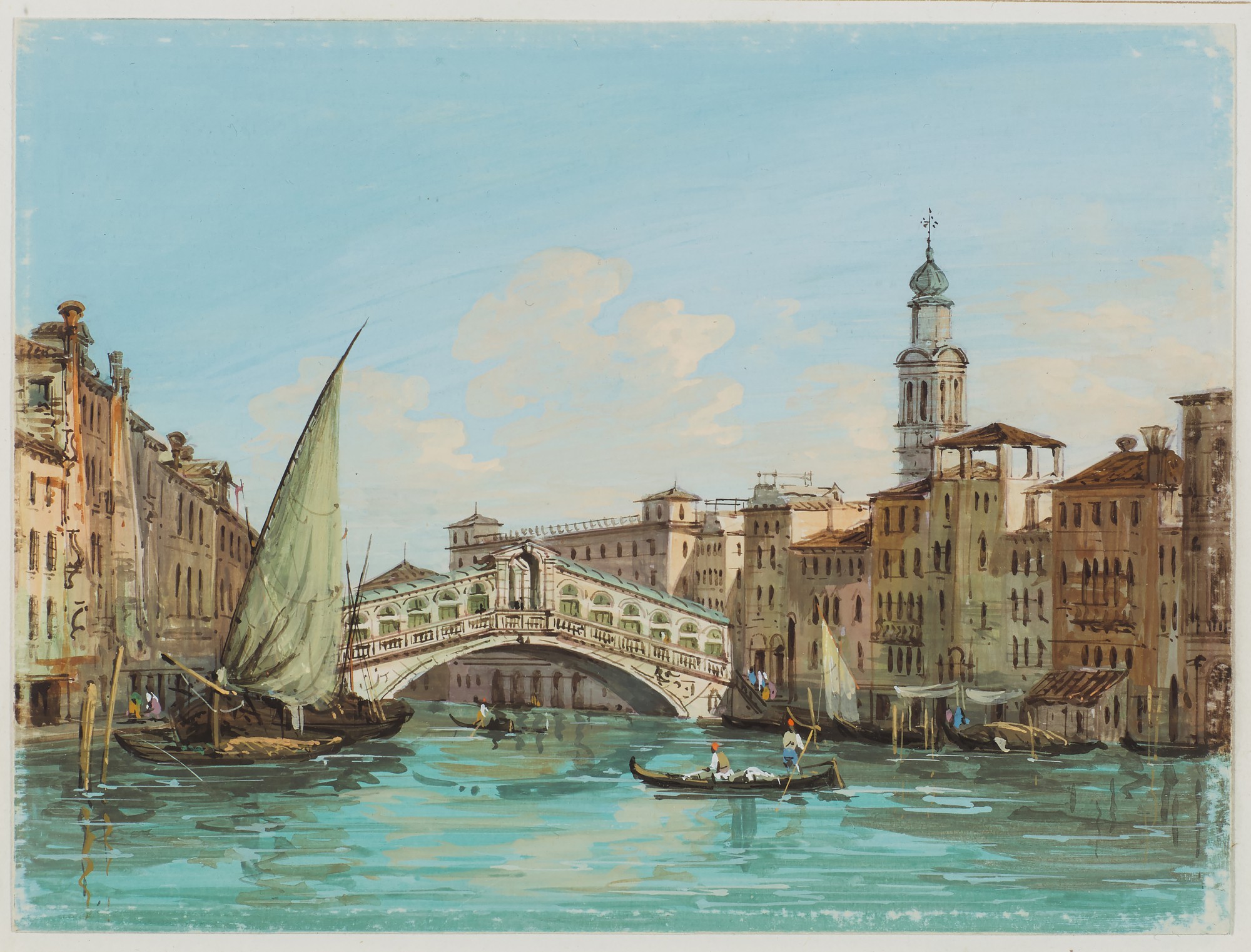 View of the Rialto Bridge, Venice