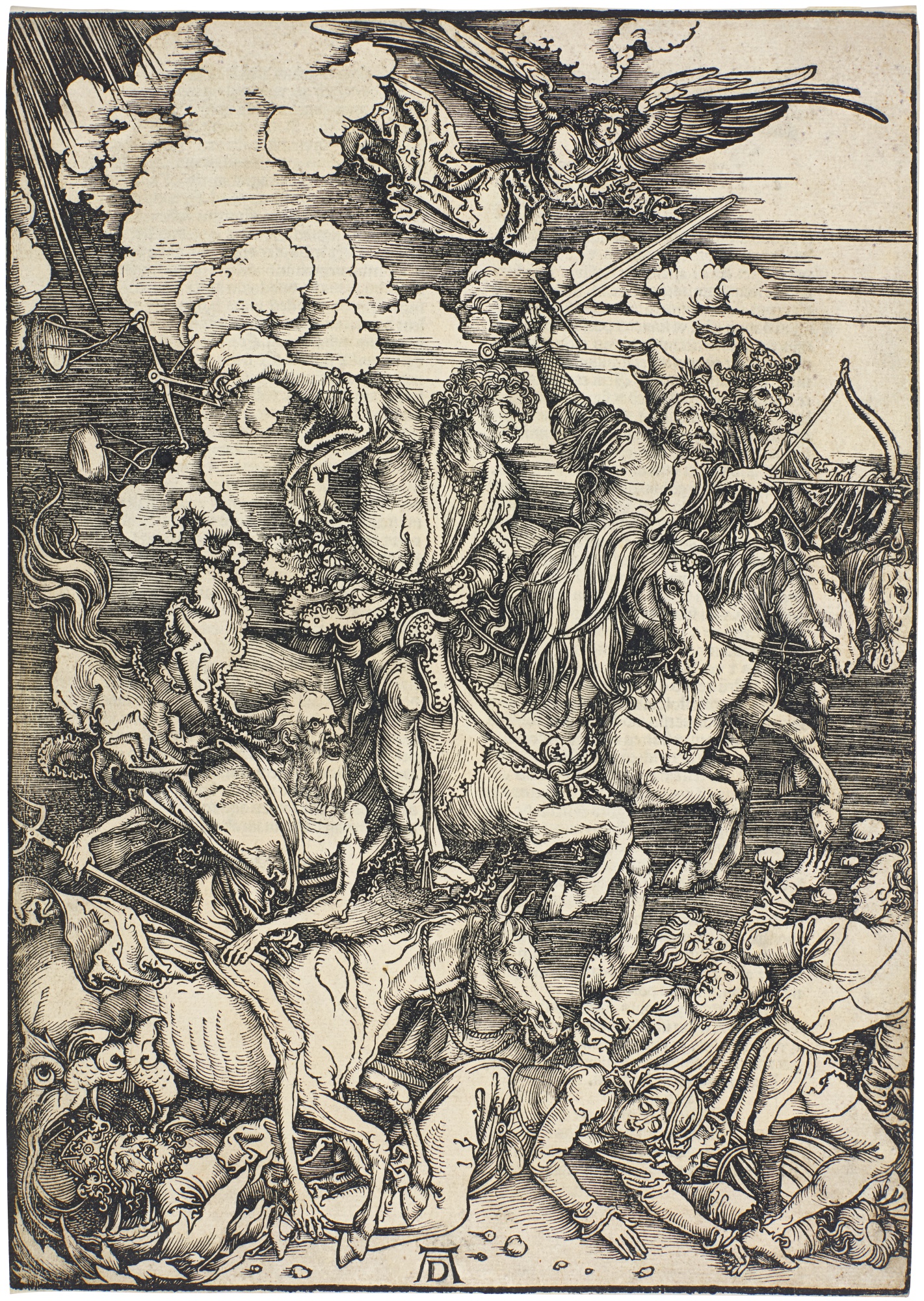 Albrecht Dürer — The Four Horsemen Of The Apocalypse (b. 64; M., Holl. 167)