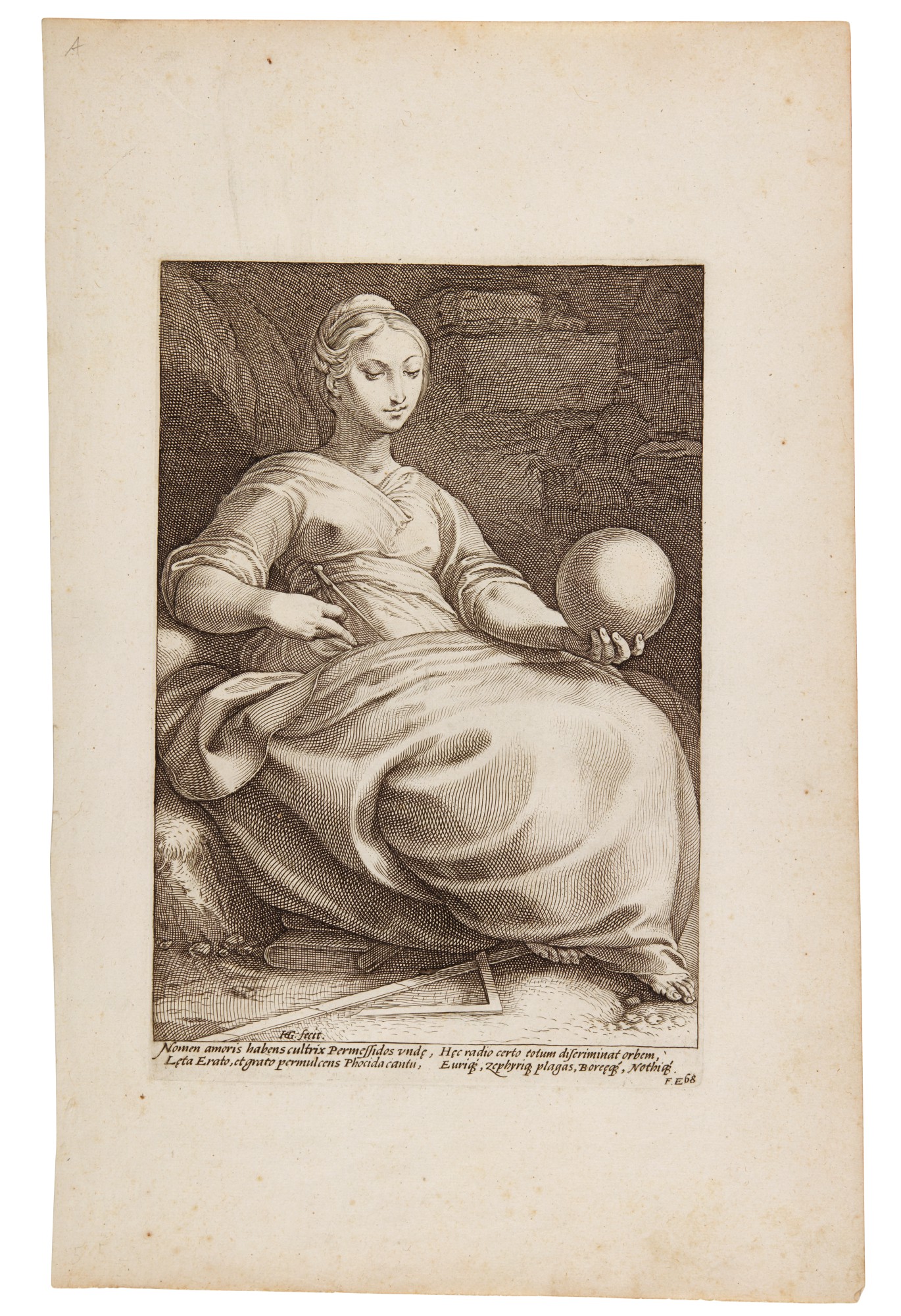 The Nine Muses (b. 146-154; Holl. 148-156; S. 299-307; New Holl. 129-137)