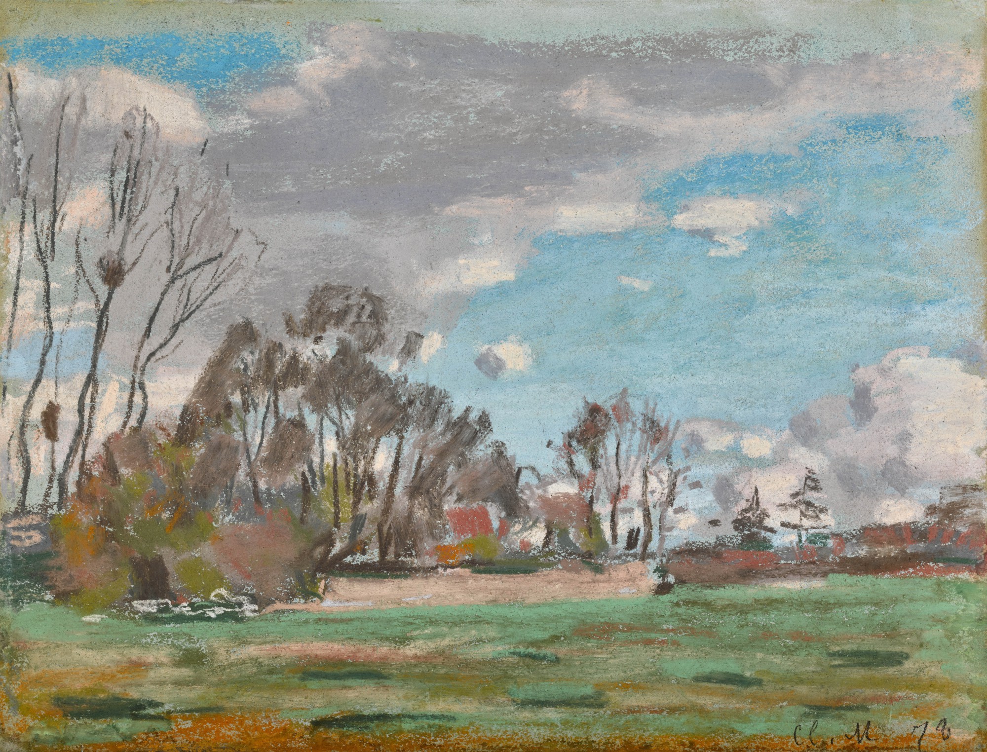 Claude Monet — Paysage, environs du Havre