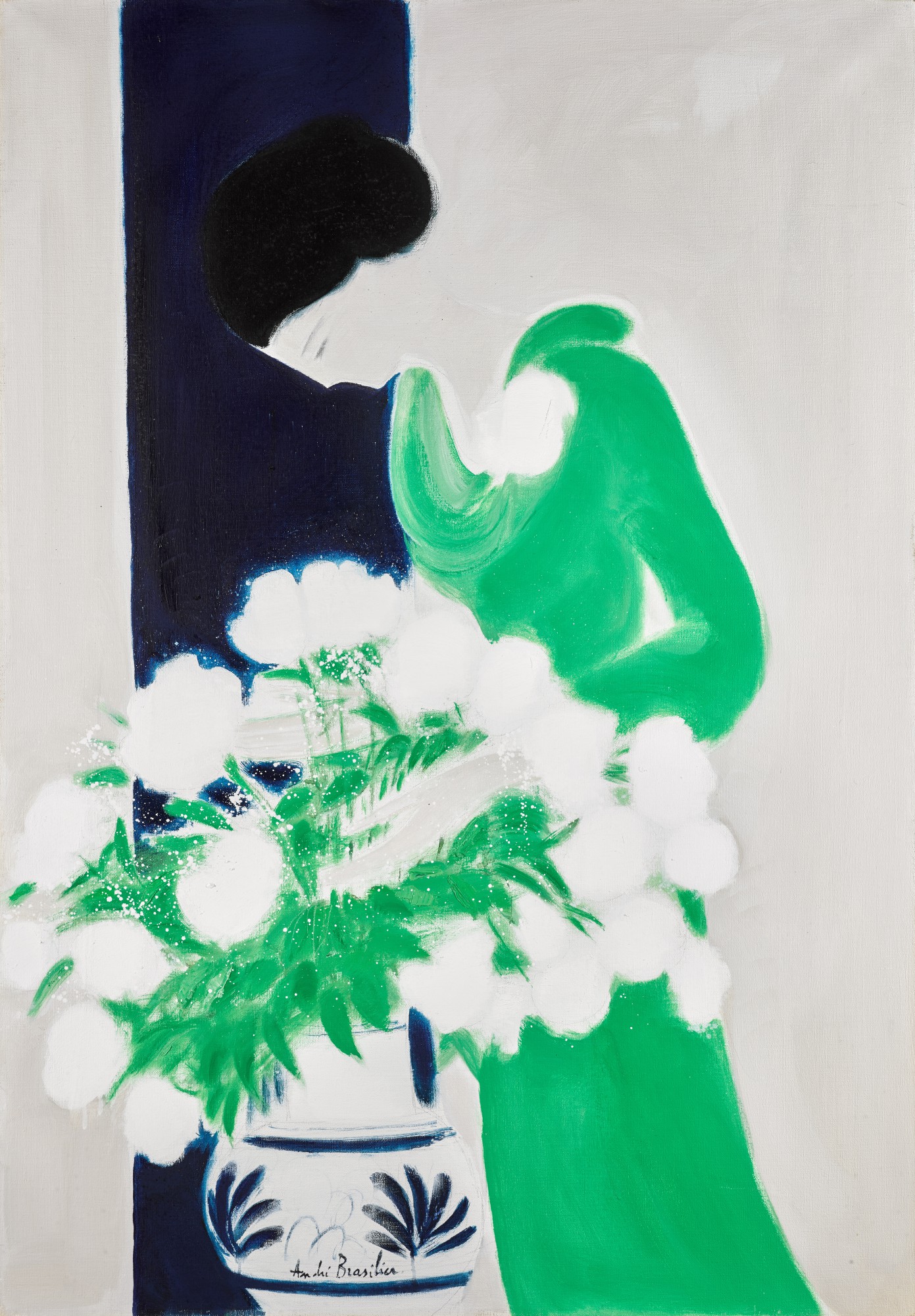 André Brasilier — La robe verte