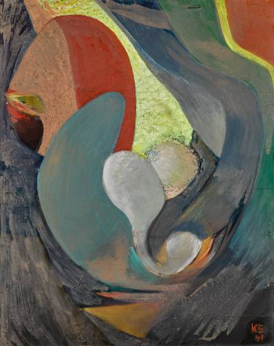 Ohne Titel (Gebogene Formen) (Untitled (Curving Forms))