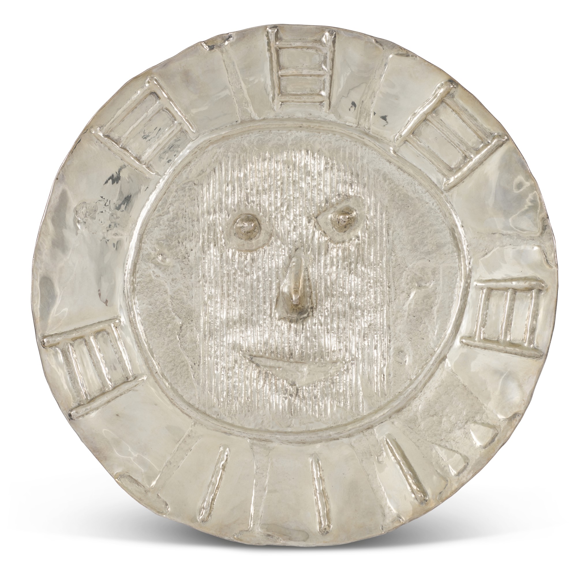 Pablo Picasso — Visage sur carton ondulé